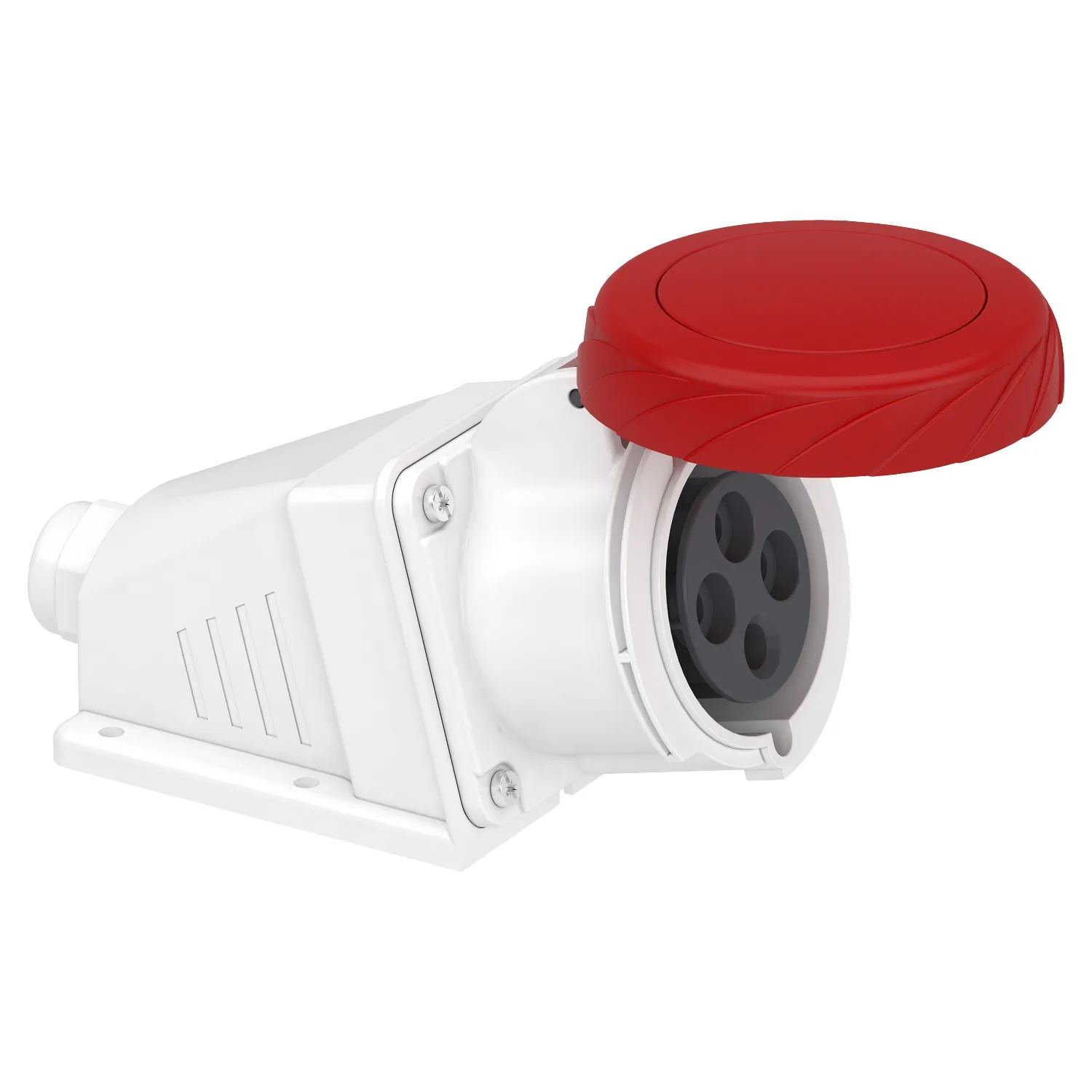 Schneider PKF32W734 - 4x32A, trifaze, 3P+T, IP67, VİDALI Duvar Prizi