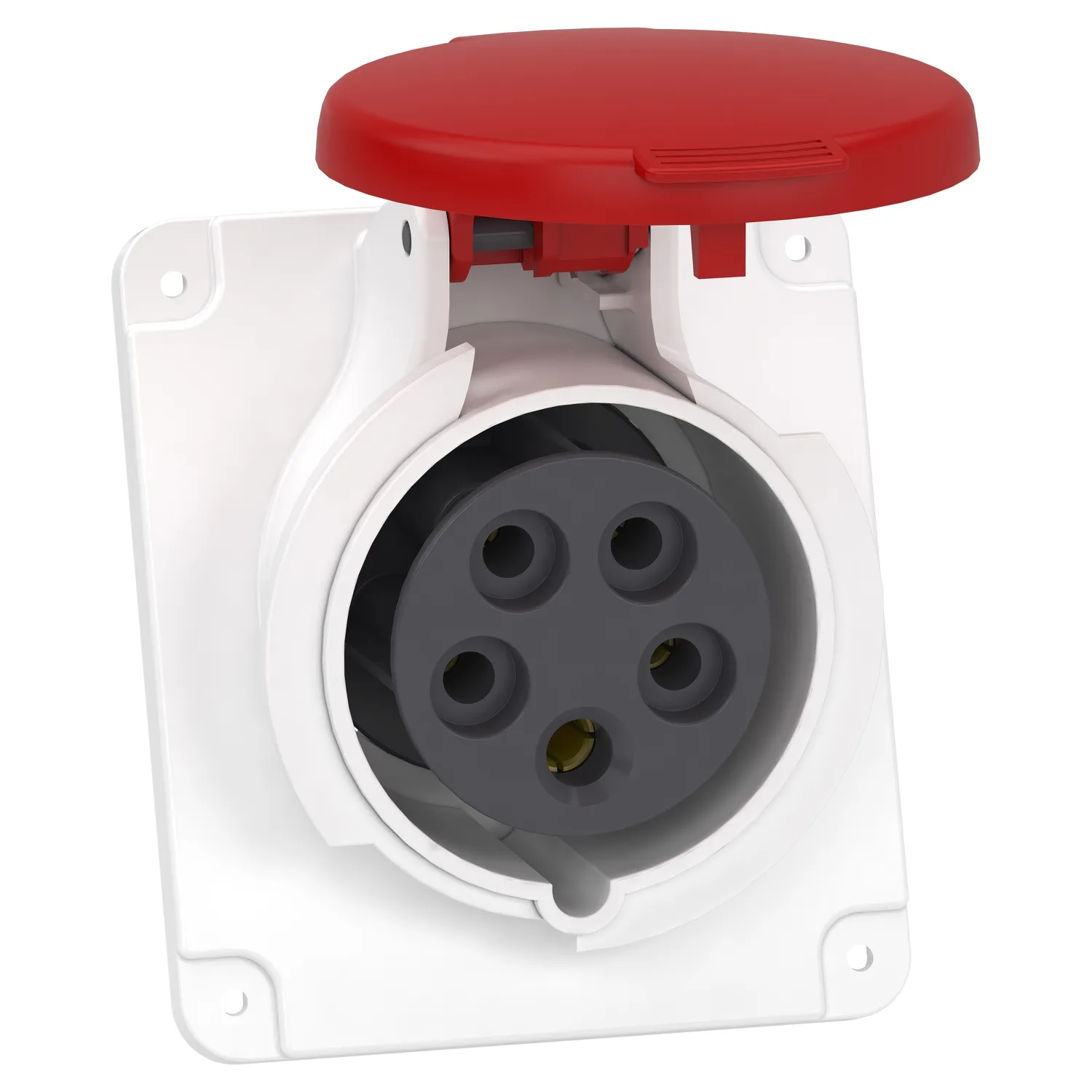 Schneider PKY16F435 - CEE Anbausteckdosen Schneidklemmen, 16A, 3p+N+E, 380-415 V AC