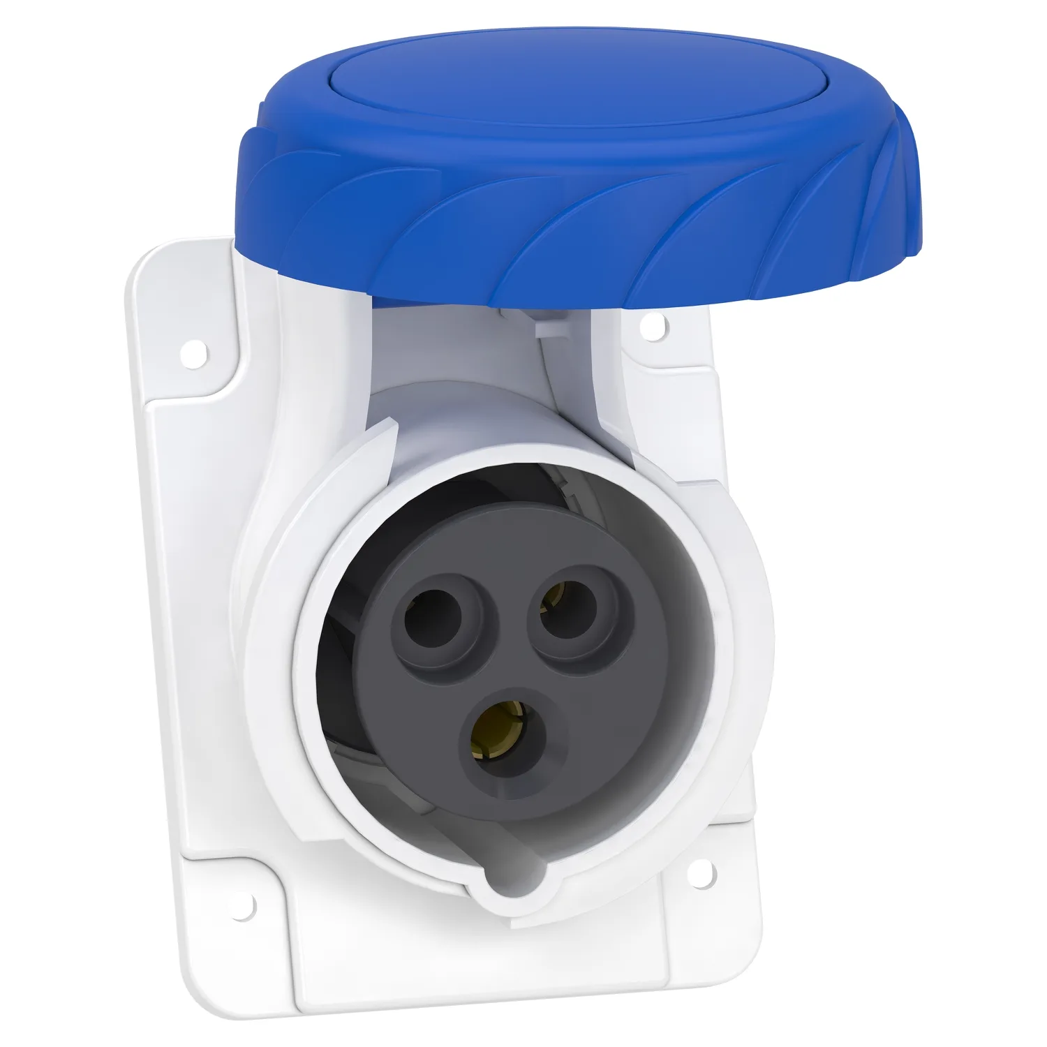 Schneider PKY16F723 - CEE Anbausteckdosen Schneidklemmen, 16A, 2p+E, 200-250 V AC