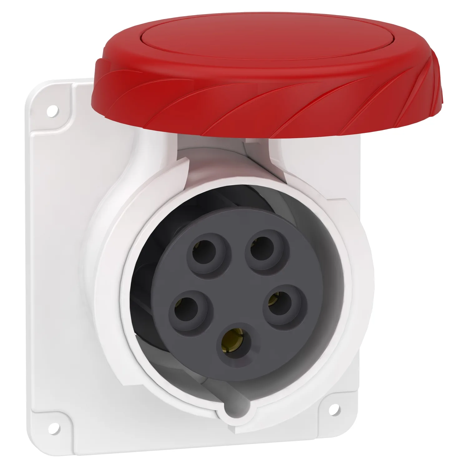Schneider PKY16G735 - CEE Anbausteckdosen Schneidklemmen, 16A, 3p+N+E, 380-415 V AC