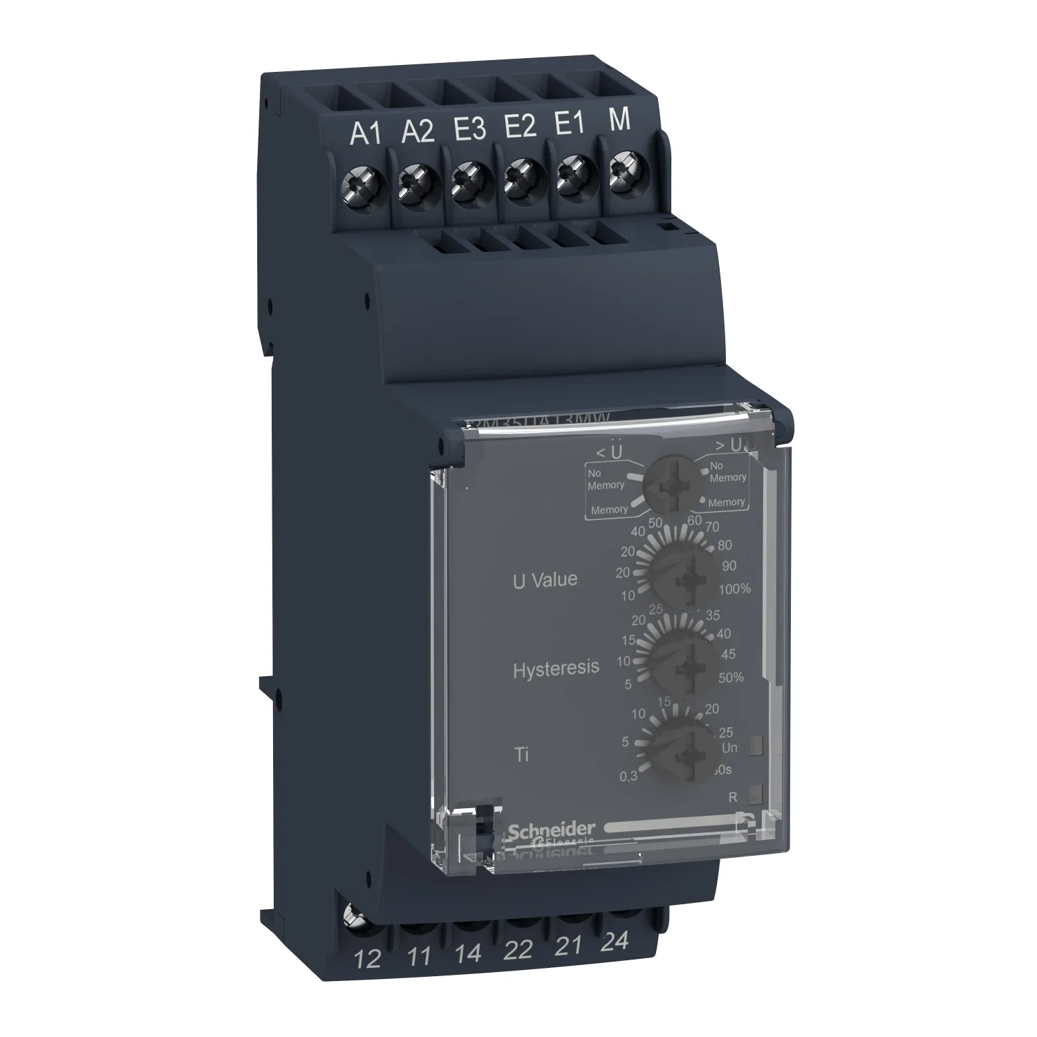 Schneider RM35UA13MW - Gerilim izleme rölesi; 24÷240VAC; 24÷240VDC; Zelio Control