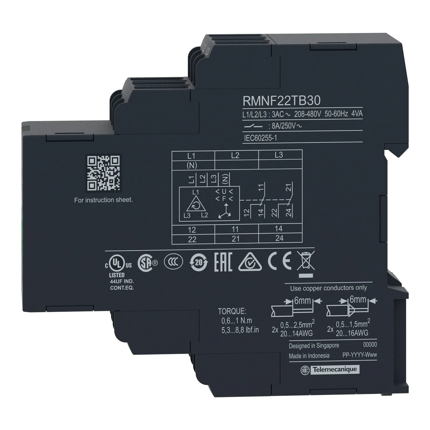 Harmony Control - NFC relais triphasé multifonction - 5