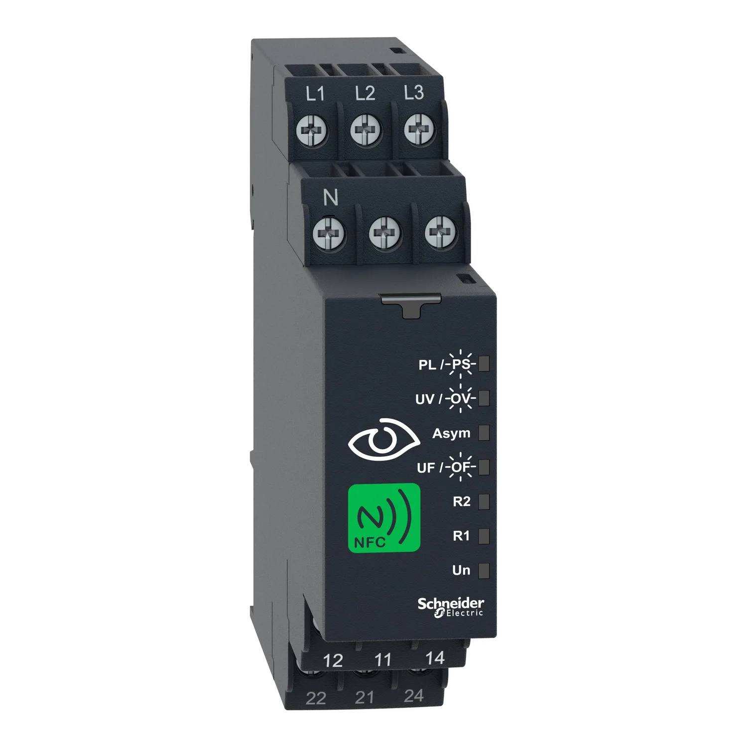 Schneider RMNF22TB30 - RMNF22TB30 - Çok Fonksiyonlu Kontrol Rölesi, 208-480V AC