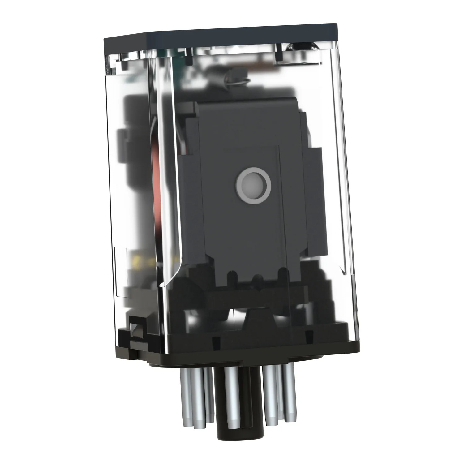 Steckbare Universalrelais RUM, 2 W, 10 A, 24 VDC, ohne LED, mit Prüftaste - 4
