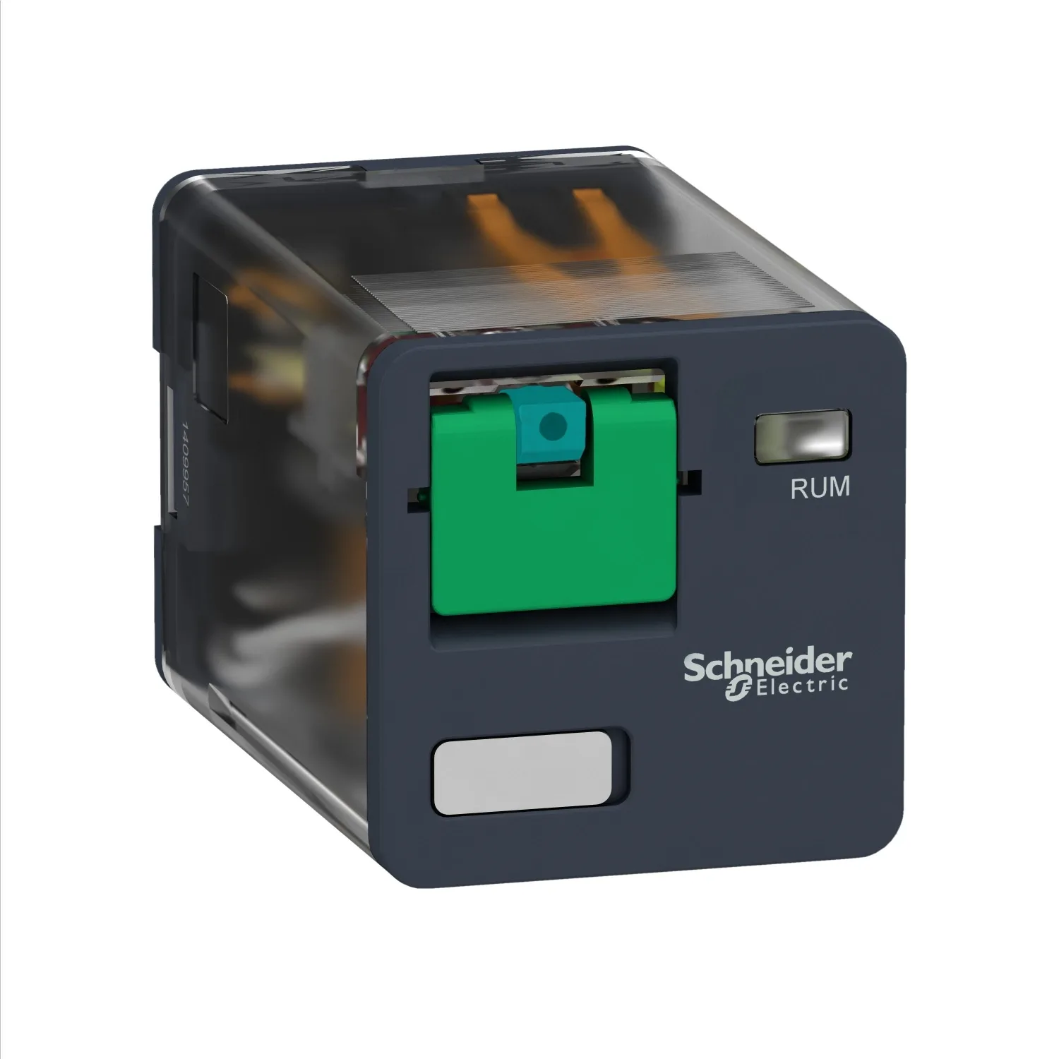 Schneider RUMC31BD - Steckbare Universalrelais RUM, 3 W, 10 A, 24 VDC, ohne LED, mit Prüftaste