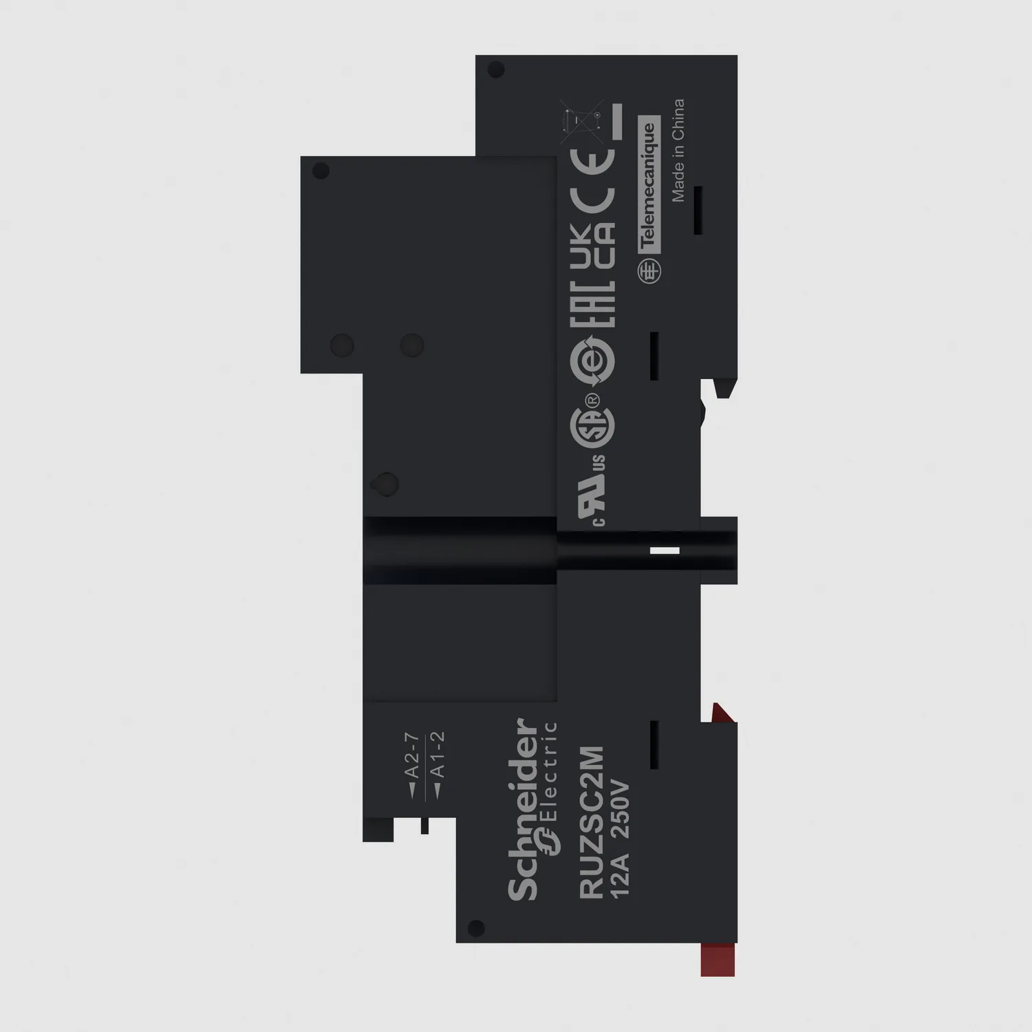 Socket; PIN: 8; for DIN rail mounting; screw terminals; plastic - 4