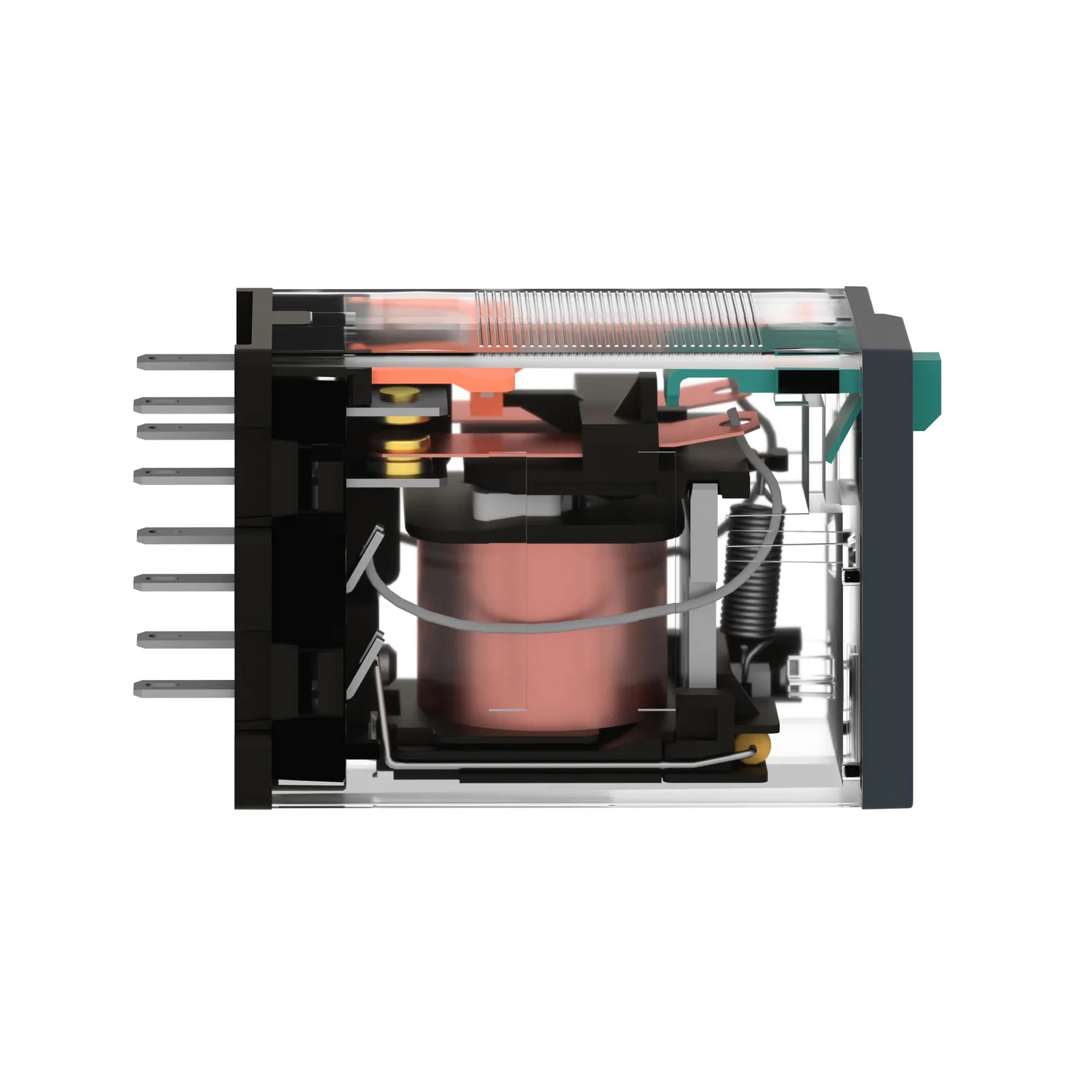 RXM2AB1BD - Röle: elektromanyetik; Ubobin: 24VDC; DPDT; Ikonak max: 5A - 6