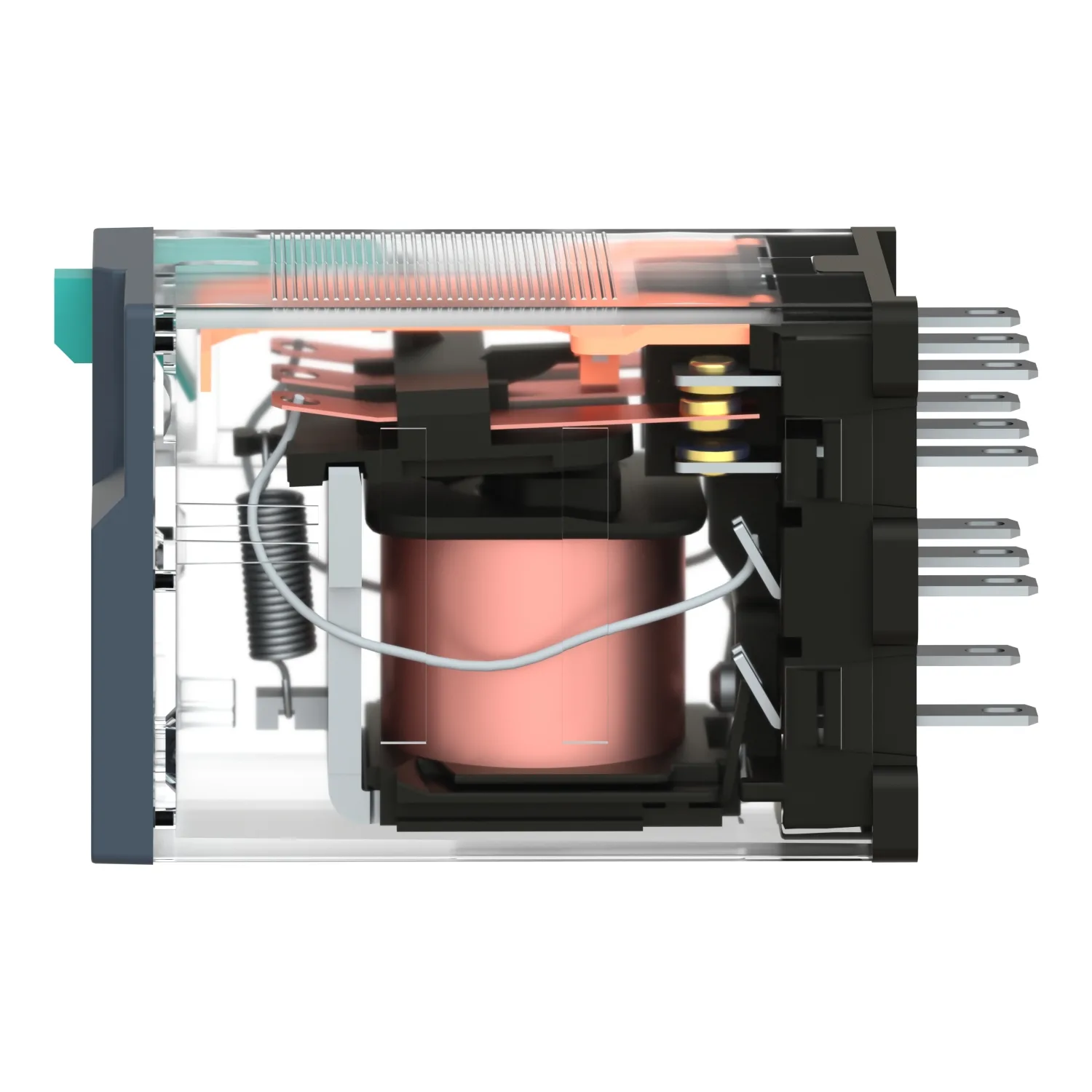 Relais: électromagnétique; Ude bobine: 24VDC; 3PDT; 10A/250VAC - 2