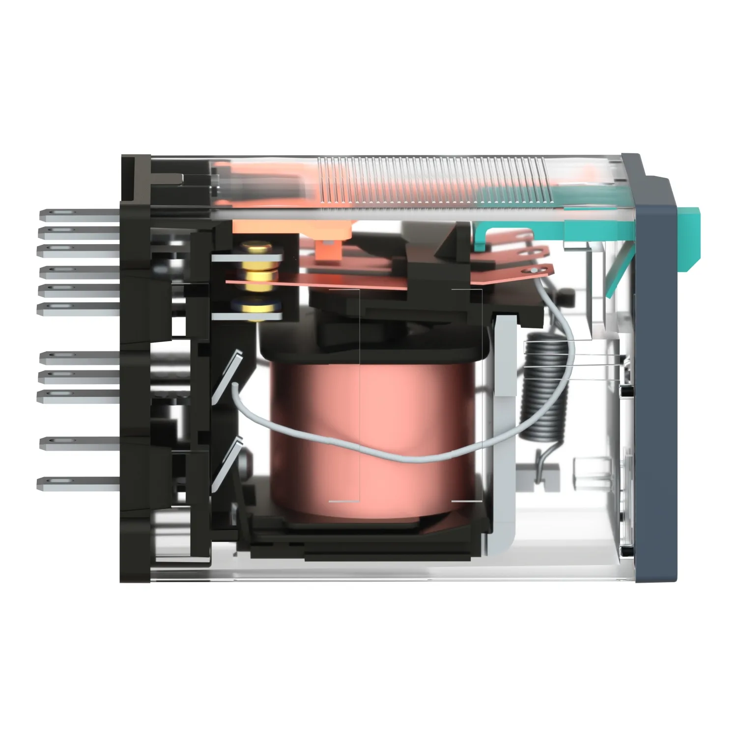 Relais: électromagnétique; Ude bobine: 24VDC; 3PDT; 10A/250VAC - 4