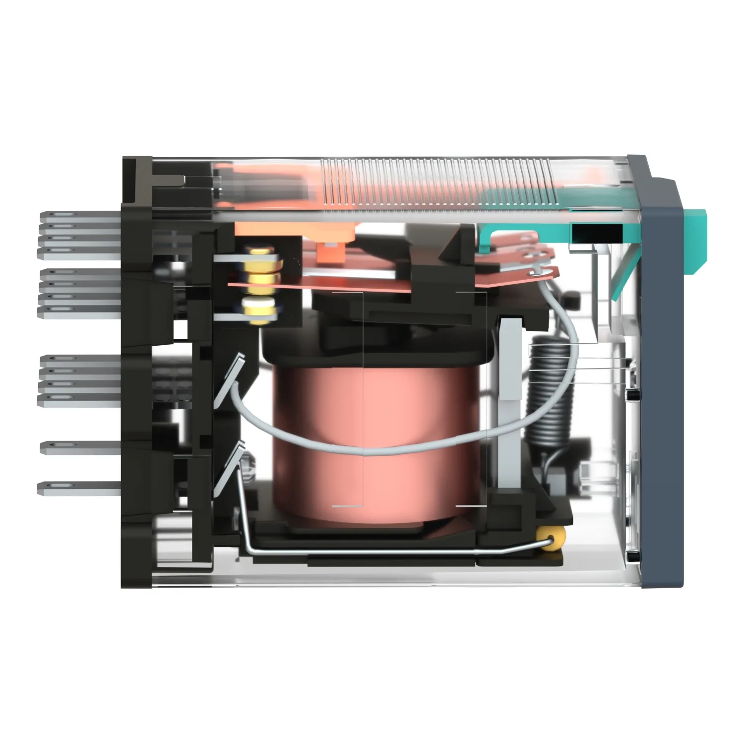 RXM4AB2BD - Röle: elektromanyetik; Ubobain: 24VDC; 4PDT; İkontak max: 6A - 3