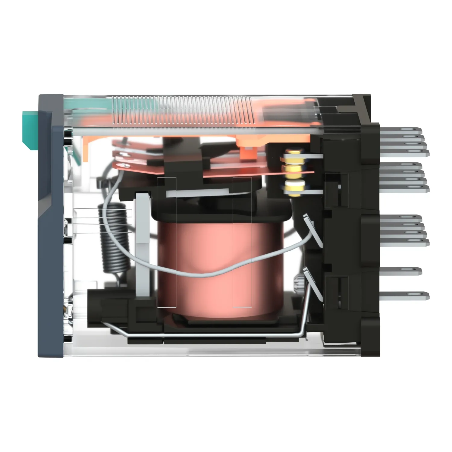 RXM4AB2BD - Röle: elektromanyetik; Ubobain: 24VDC; 4PDT; İkontak max: 6A - 4
