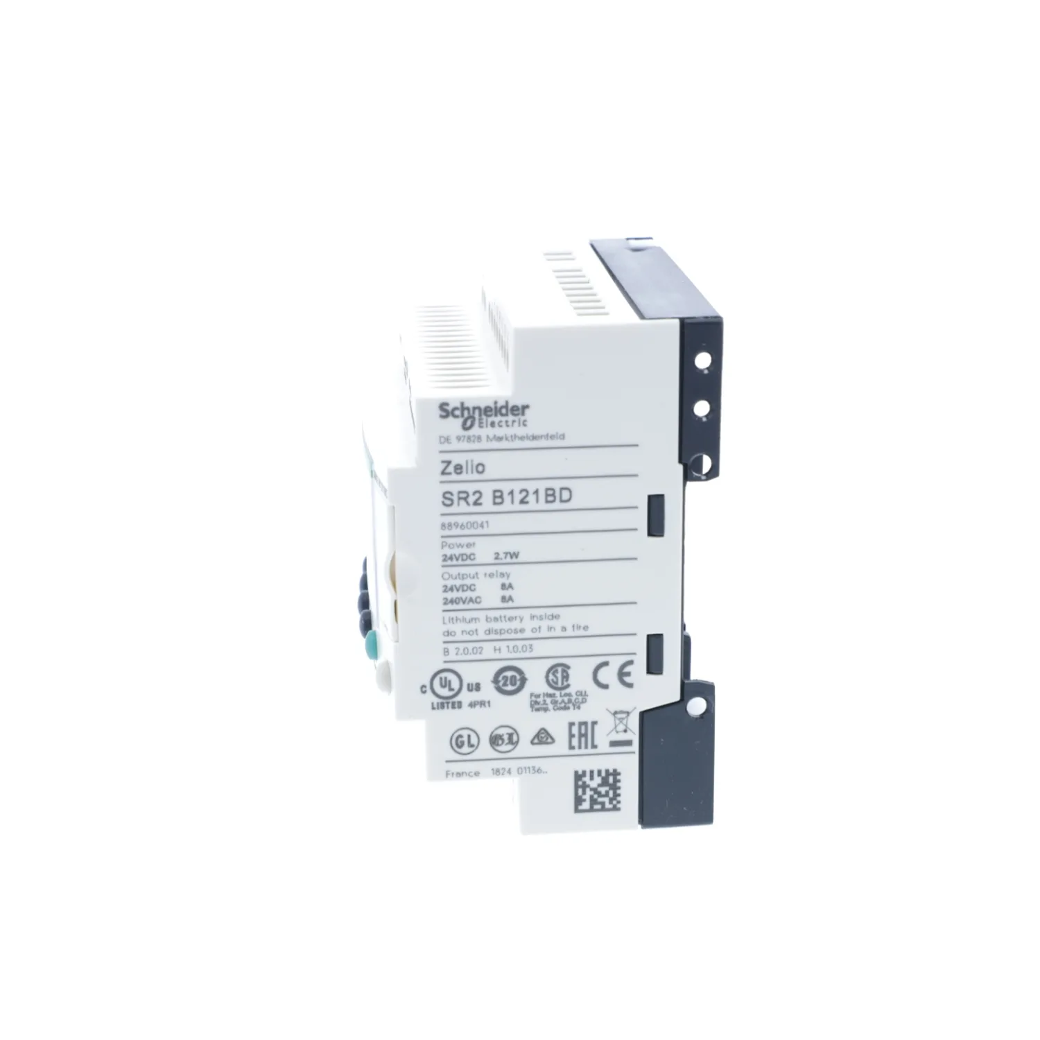 Programmierbares Relais; IN: 8; Ein.analog: 4; OUT: 4; Zelio Logic - 2