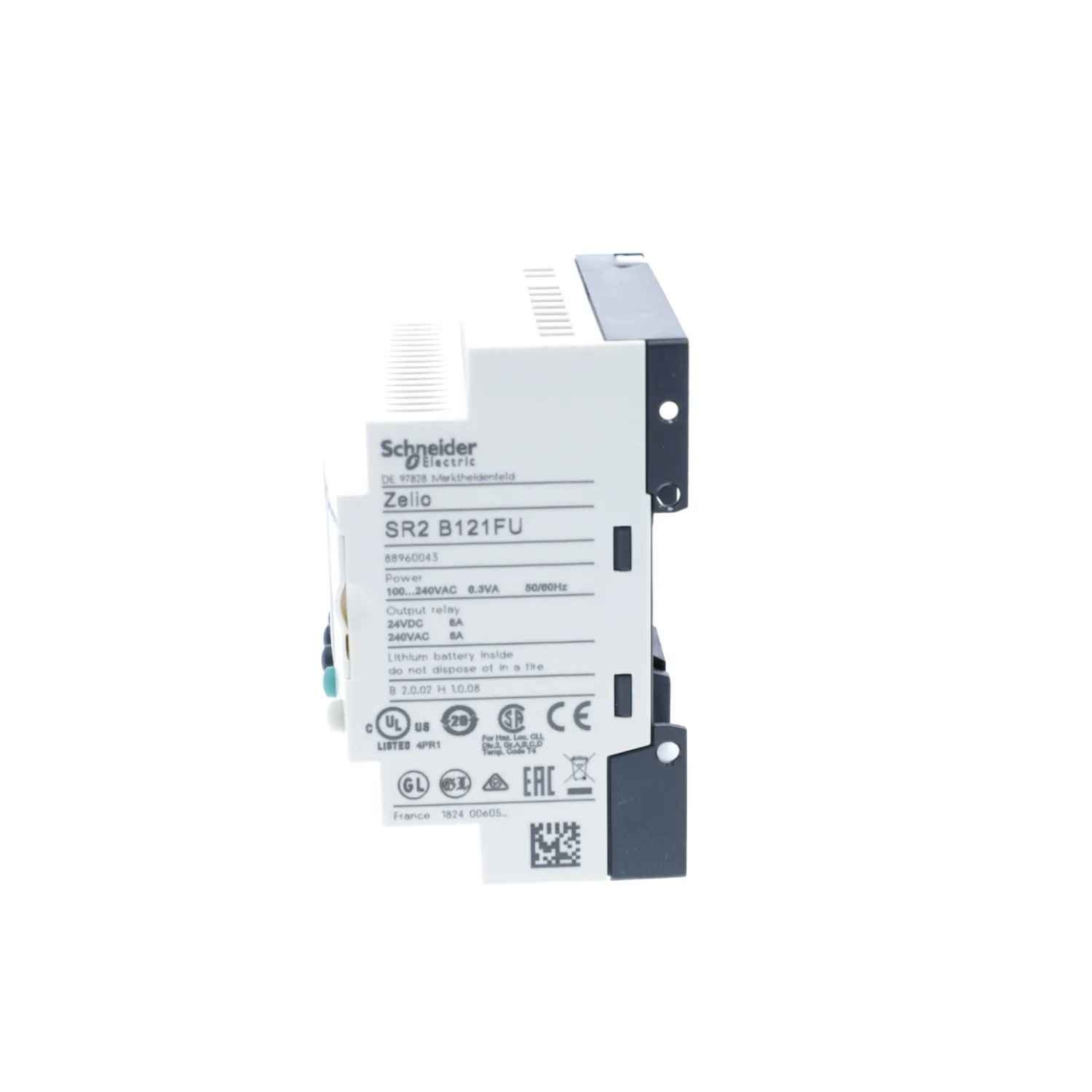SR2B121FU - Programlanabilir röle; GİRİŞ: 8; Analog giriş: 0; ÇIKIŞ: 4; Zelio Logic; IP20 - 4