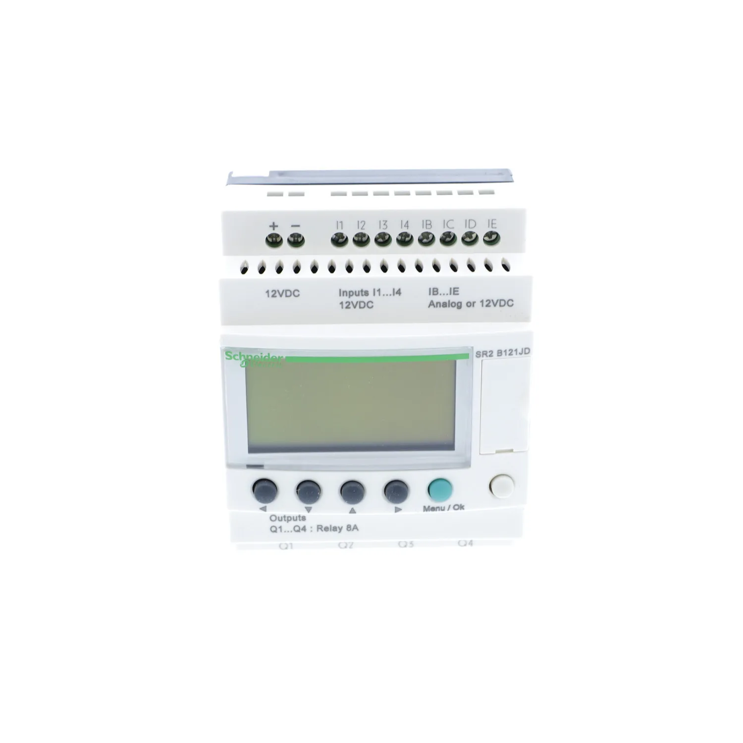 SR2B121JD - Programlanabilir röle; GİRİŞ: 8; Analog giriş: 4; ÇIKIŞ: 4; Zelio Logic; IP20 - 3