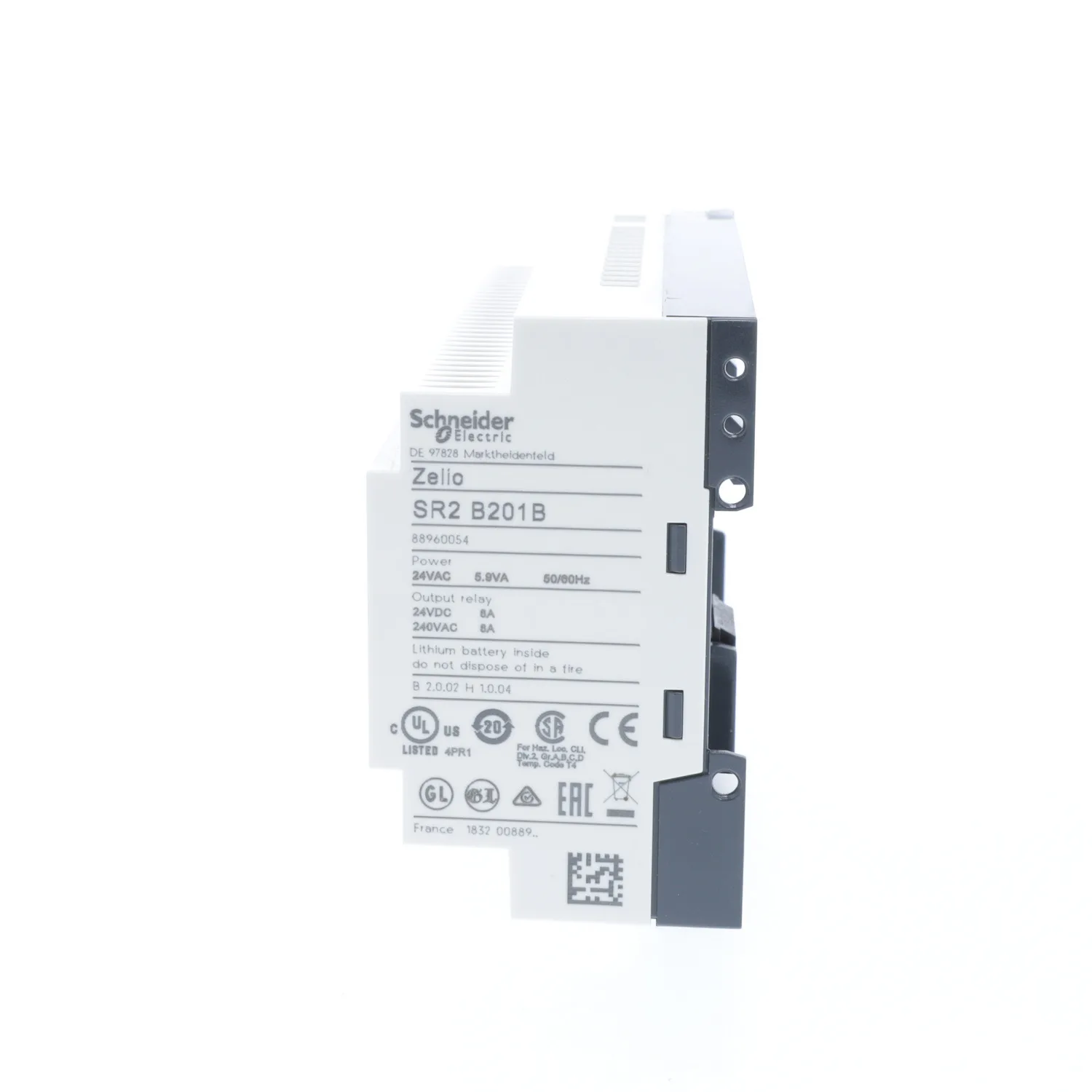 Programmable relay; IN: 12; Analog in: 0; OUT: 8; Zelio Logic; IP20 - 2