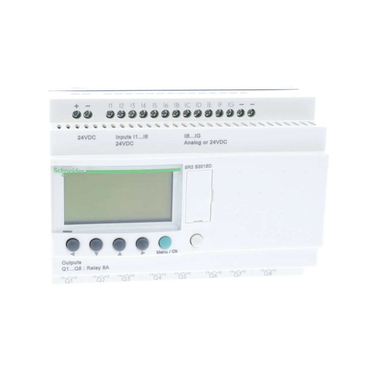 Programmierbares Relais; IN: 12; Ein.analog: 6; OUT: 8; Zelio Logic - 2