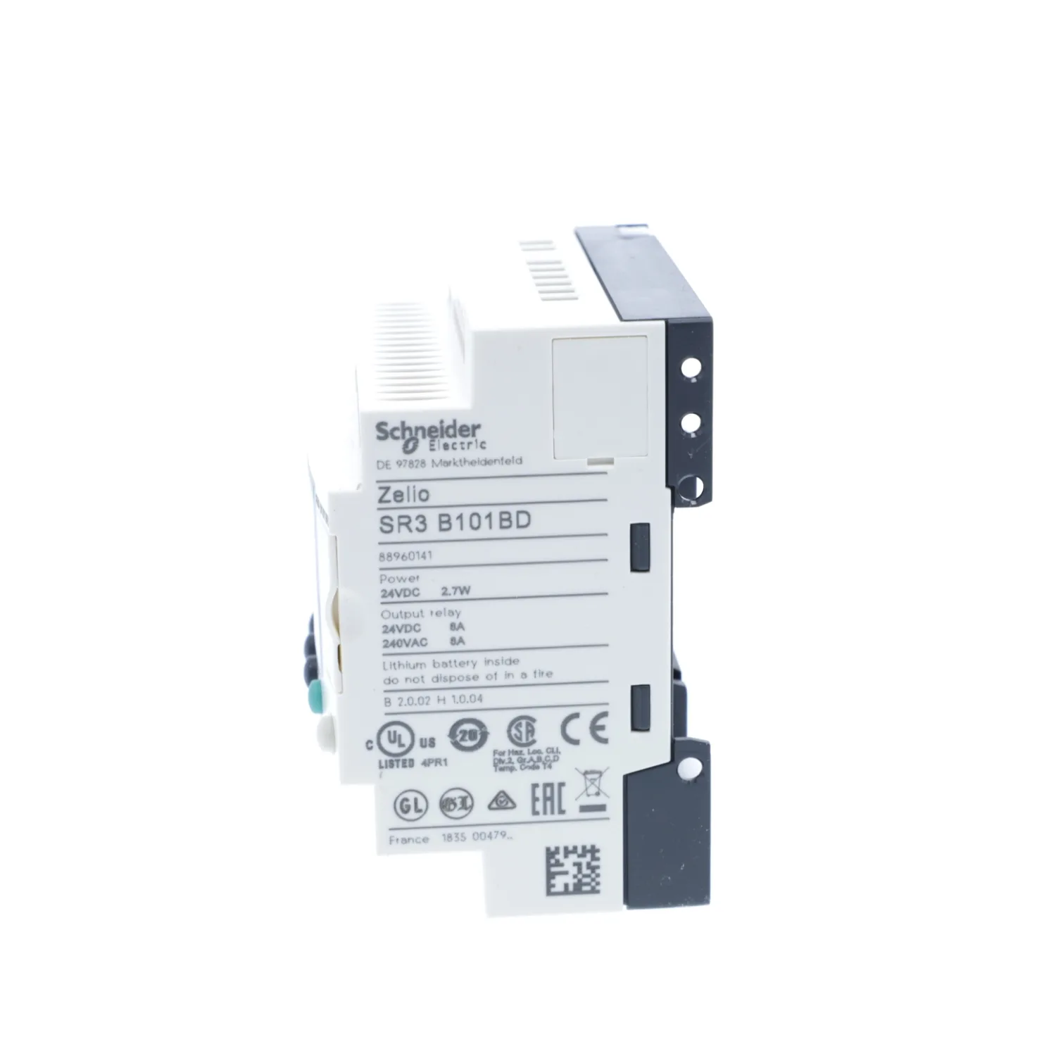 SR3B101BD - Programlanabilir röle; GİRİŞ: 6; Analog giriş: 4; ÇIKIŞ: 4; Zelio Logic; IP20 - 4