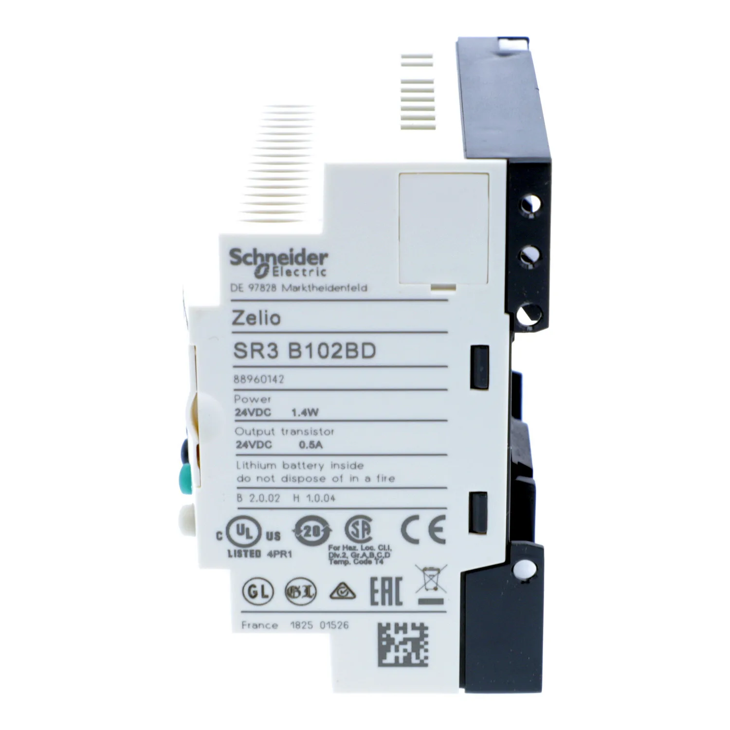 SR3B102BD - Programlanabilir röle; GİRİŞ: 6; Analog giriş: 4; ÇIKIŞ: 4; Zelio Logic; IP20 - 4