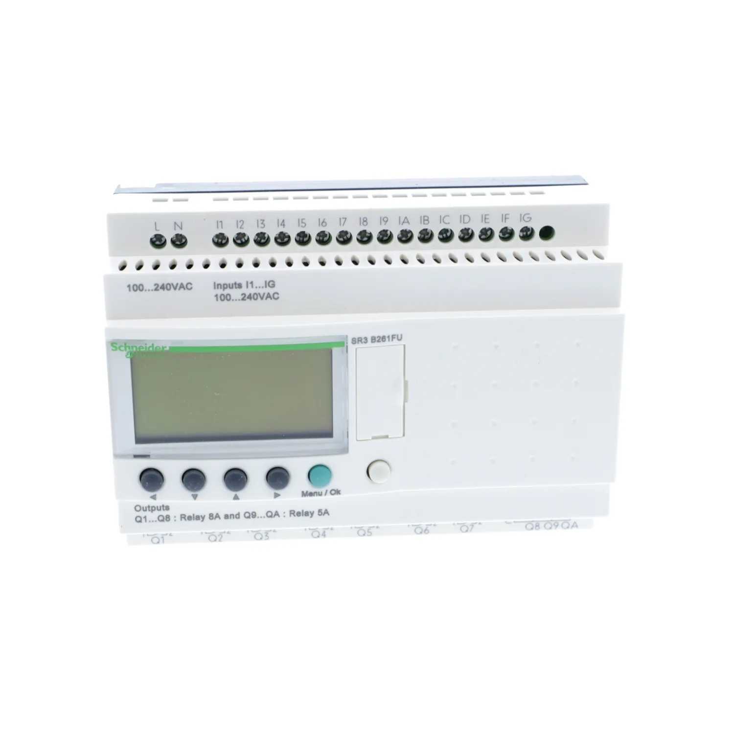 Relais programmable; IN: 16; Entr.analog: 0; OUT: 10; Zelio Logic - 2