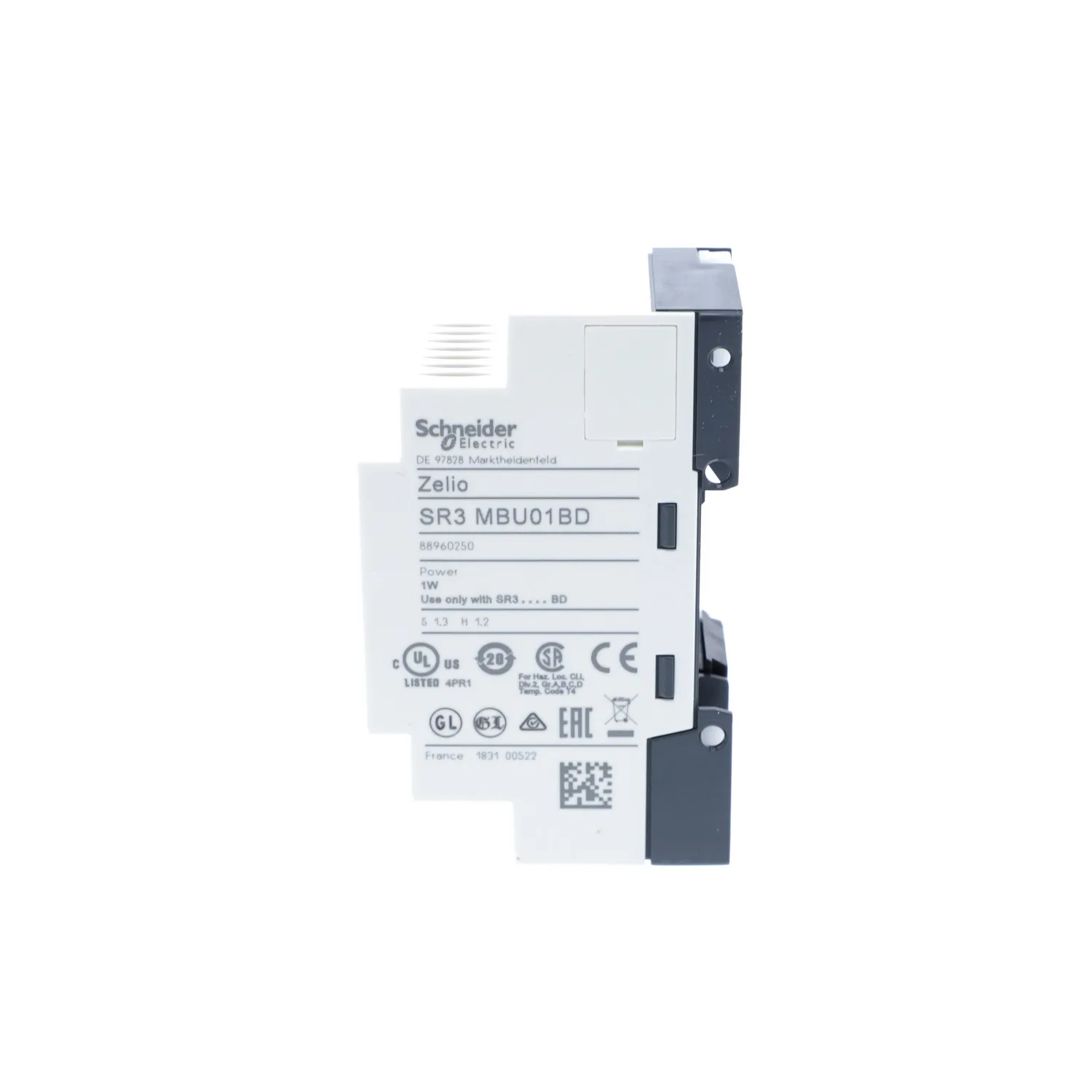 SR3MBU01BD - Otomasyon modülü: iletişim; ÇIKIŞ 1: RS485 Modbus RTU - 3