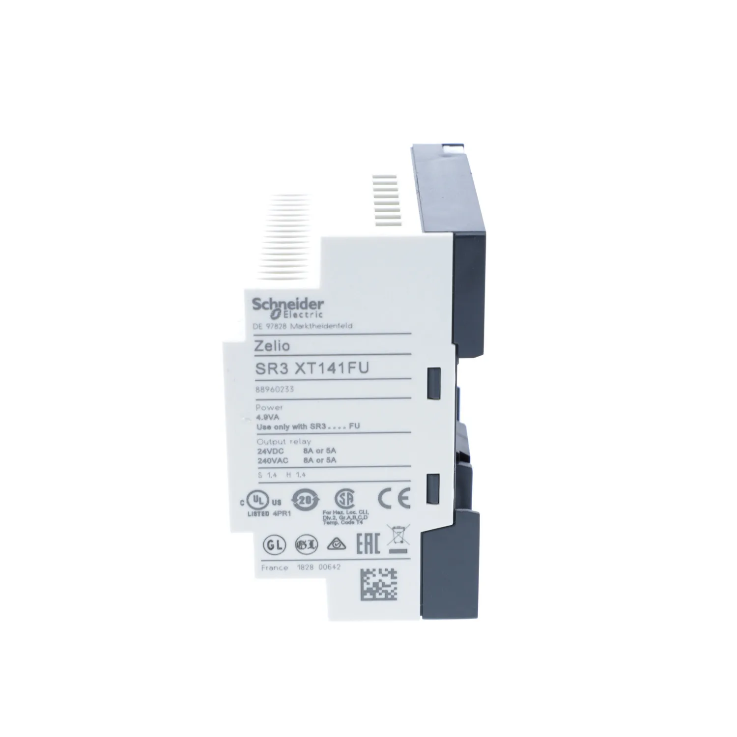Schneider SR3XT141FU - Otomasyon modülü: genişletme; GİRİŞ: 8; ÇIKIŞ: 6; ÇIKIŞ 1: röle; IP20