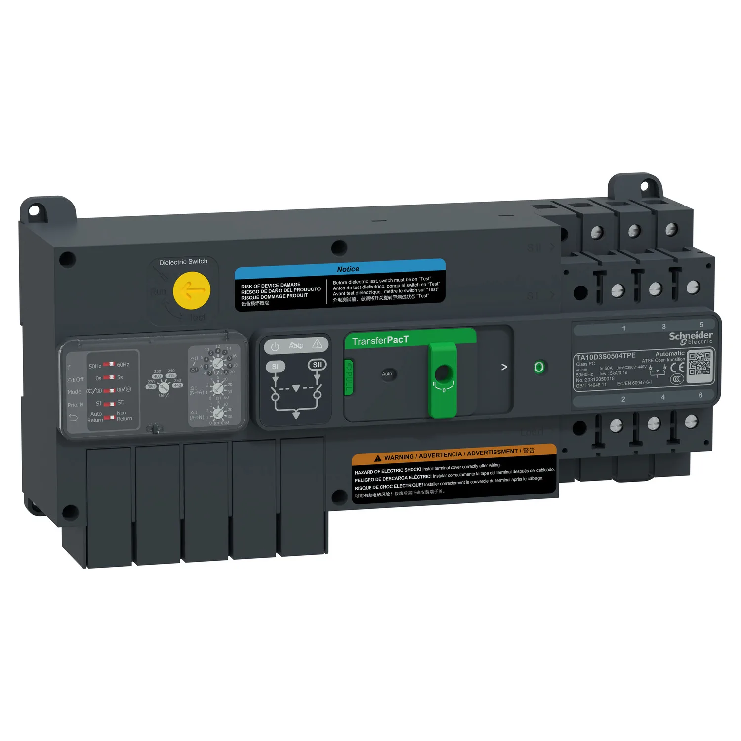 Schneider TA10D3S0504TPE - TA10D3S0504TPE - TA10,050A 3P Rotary
