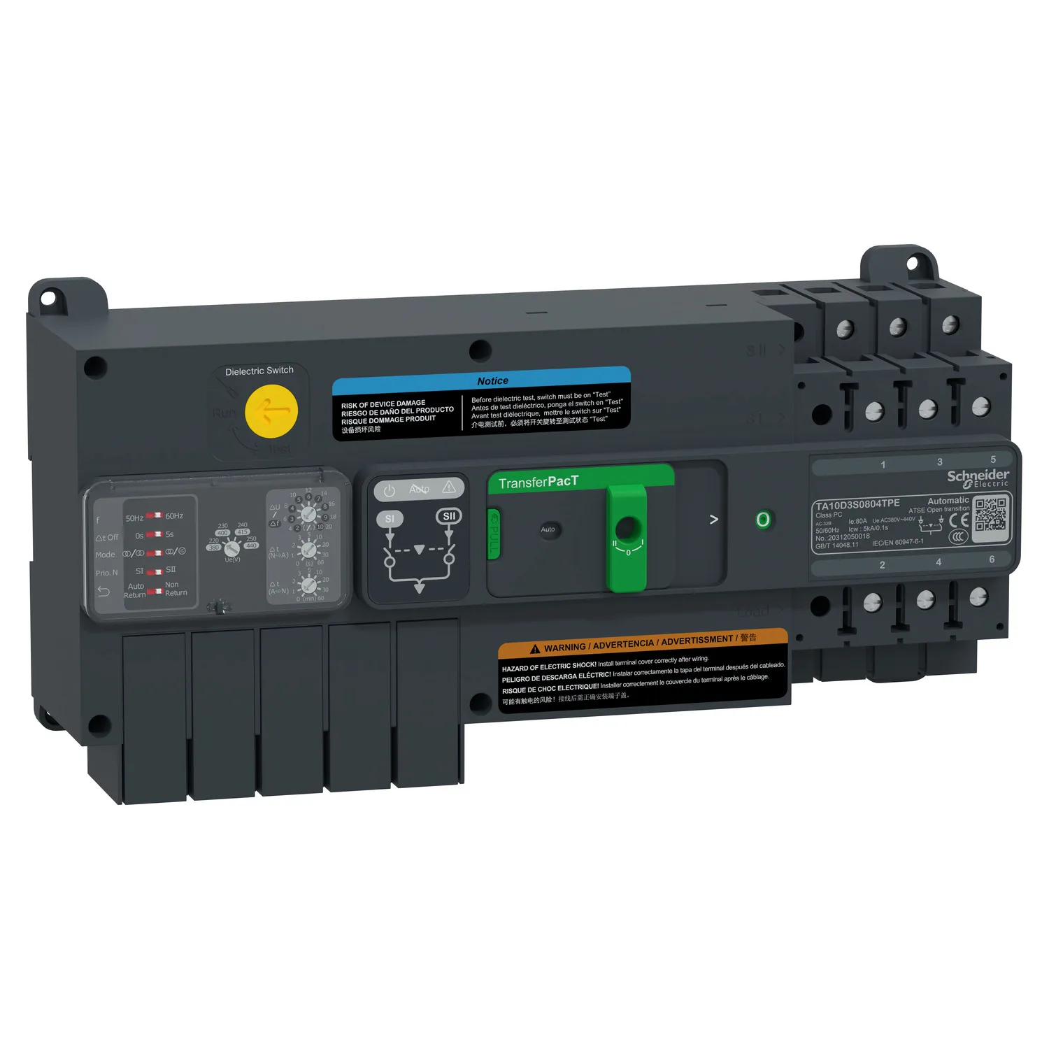 Schneider TA10D3S0804TPE - TA10D3S0804TPE - TA10,080A 3P Rotary