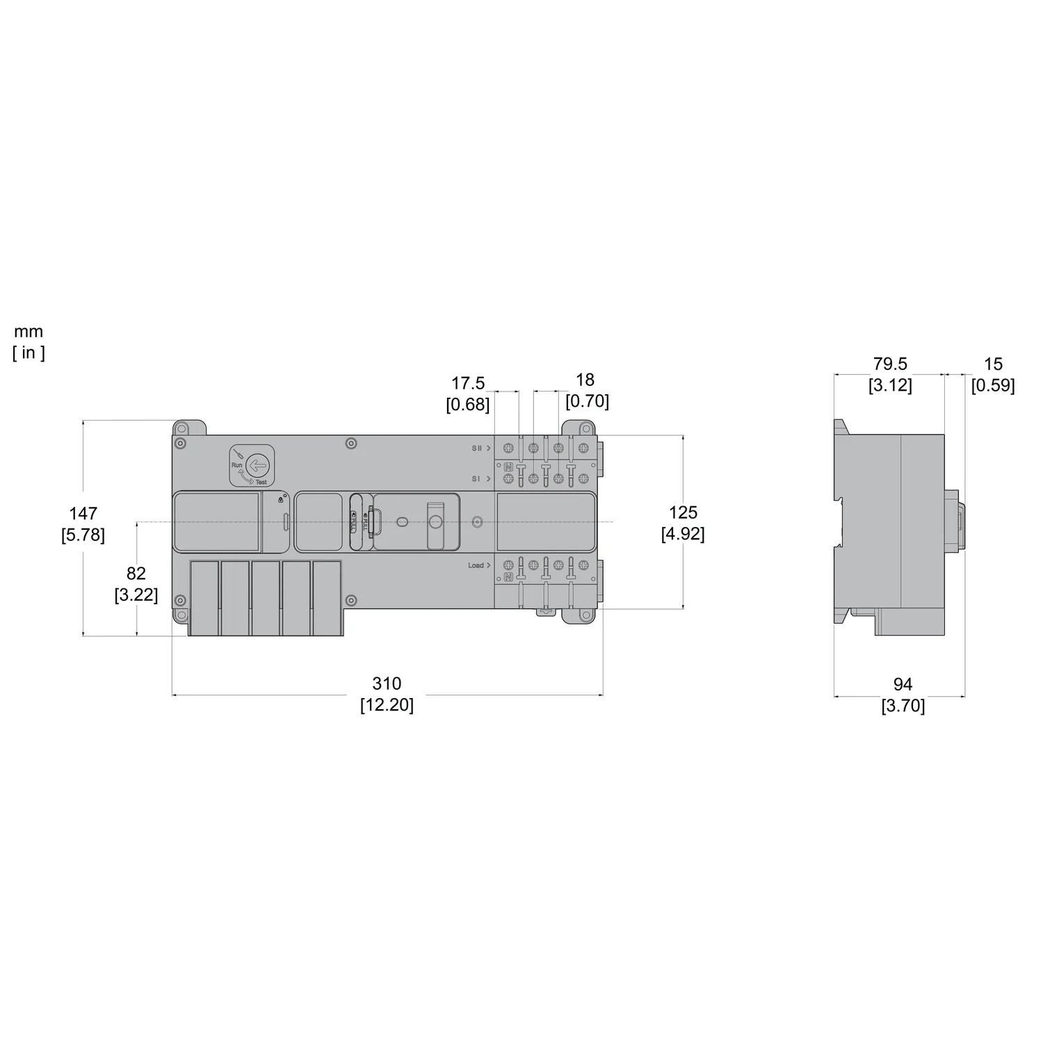 TA10D4S0324TPE - TA10,032A 4P Rotary - 2