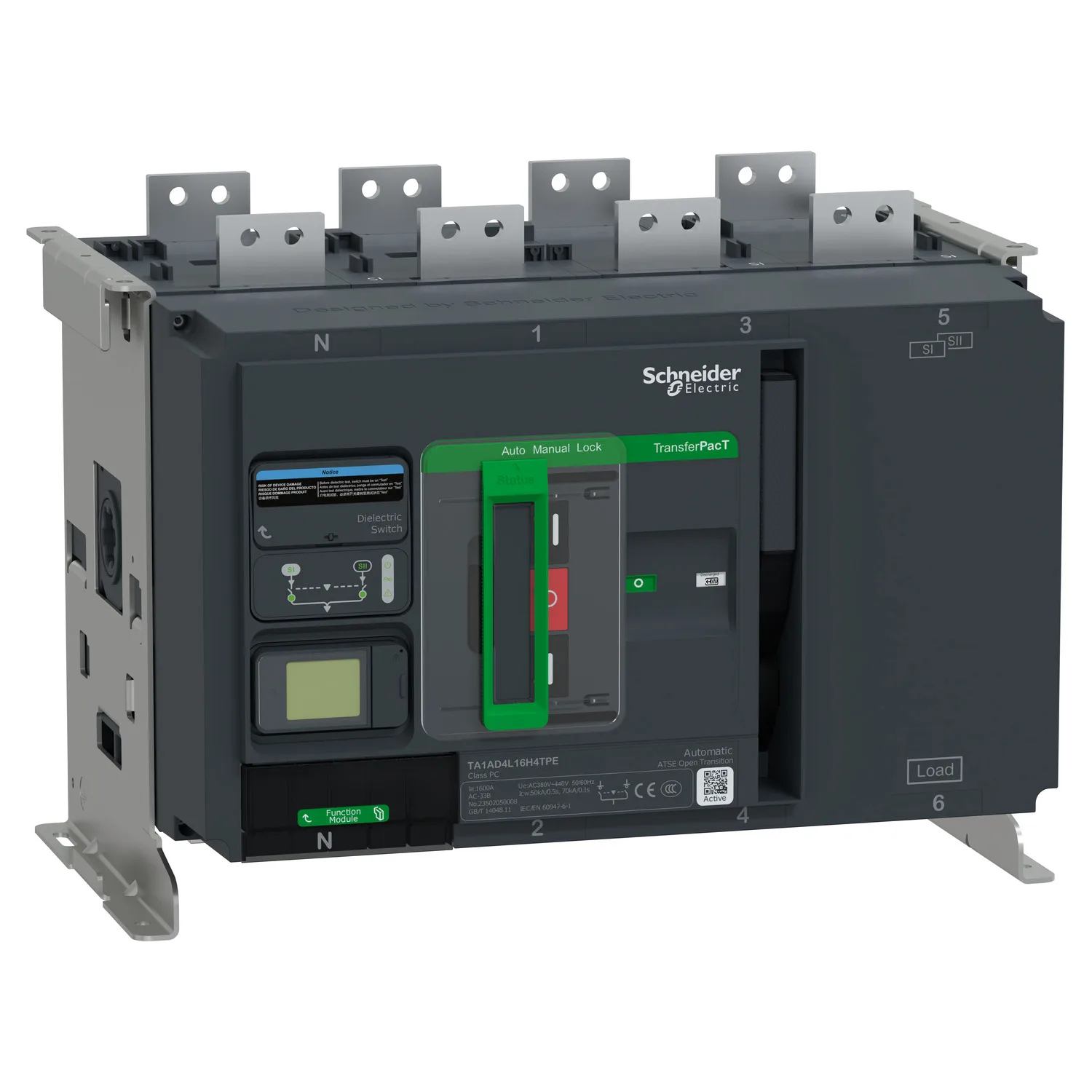 Schneider TA1AD4L16H4TPE - TA1AD4L16H4TPE - TA1A 1600A 4P LCD 400V