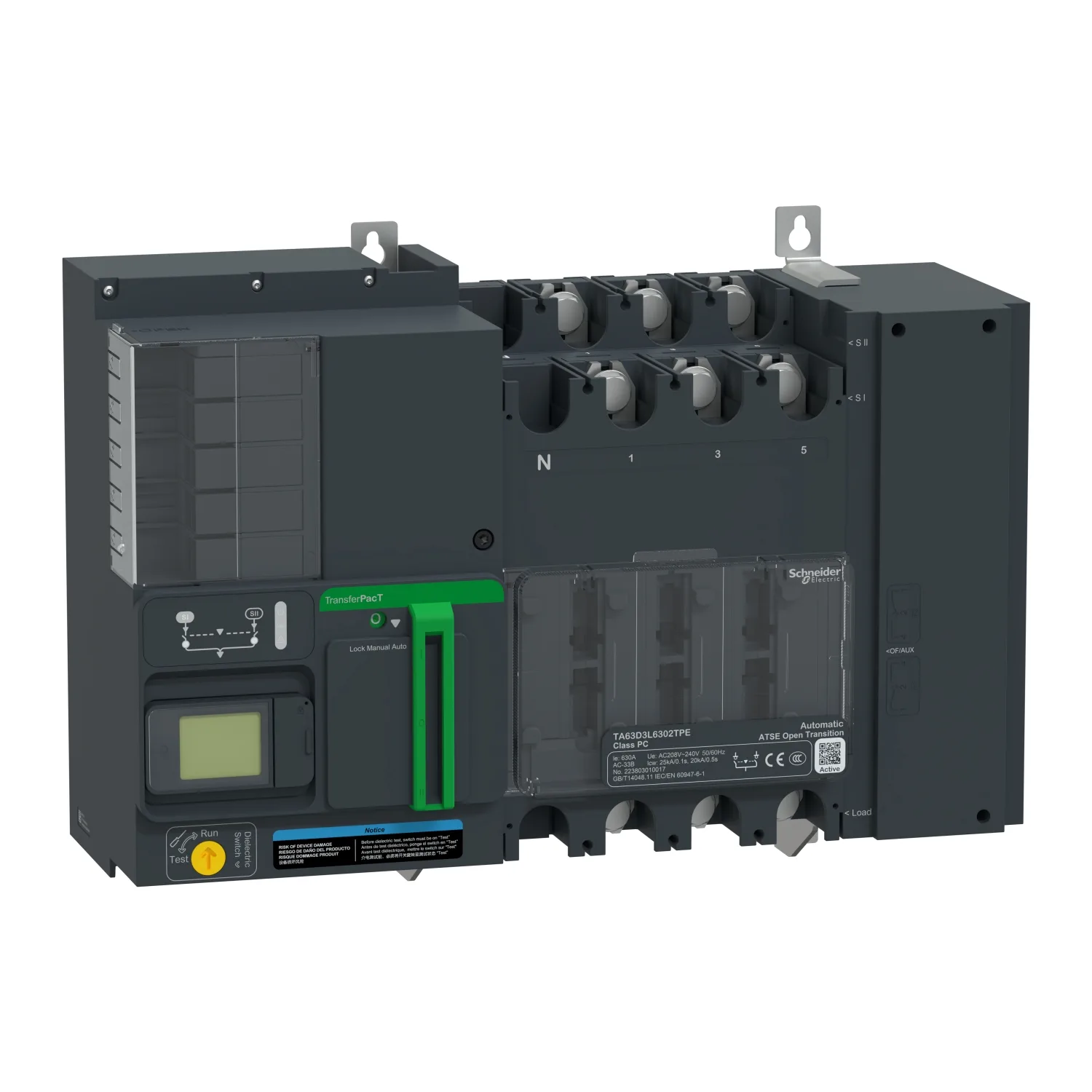 Schneider TA63D3L6302TPE - TA63D3L6302TPE - TA63,630A 3P LCD 230V