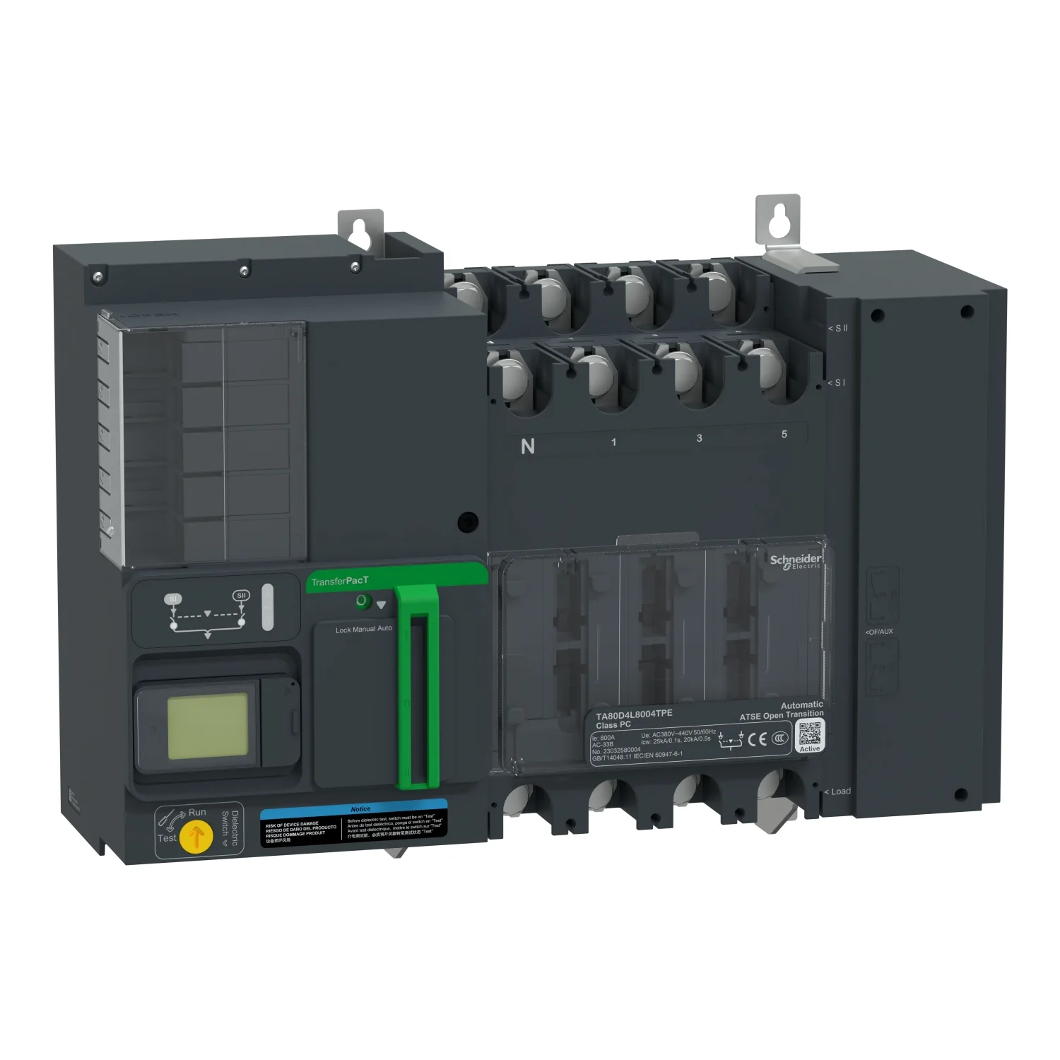 Schneider TA80D4L8004TPE - TA80D4L8004TPE - TA80 800A 4P LCD 400V