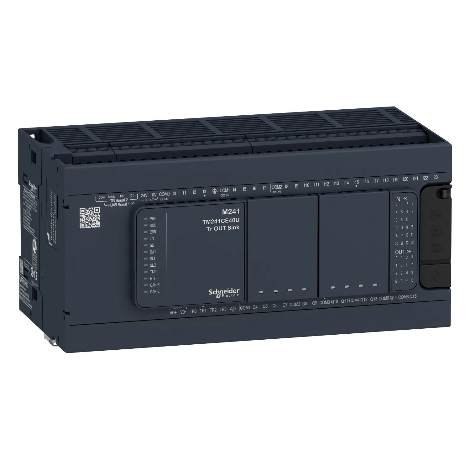 Schneider TM241C40R - kontrolcü M241 40 GÇ röle
