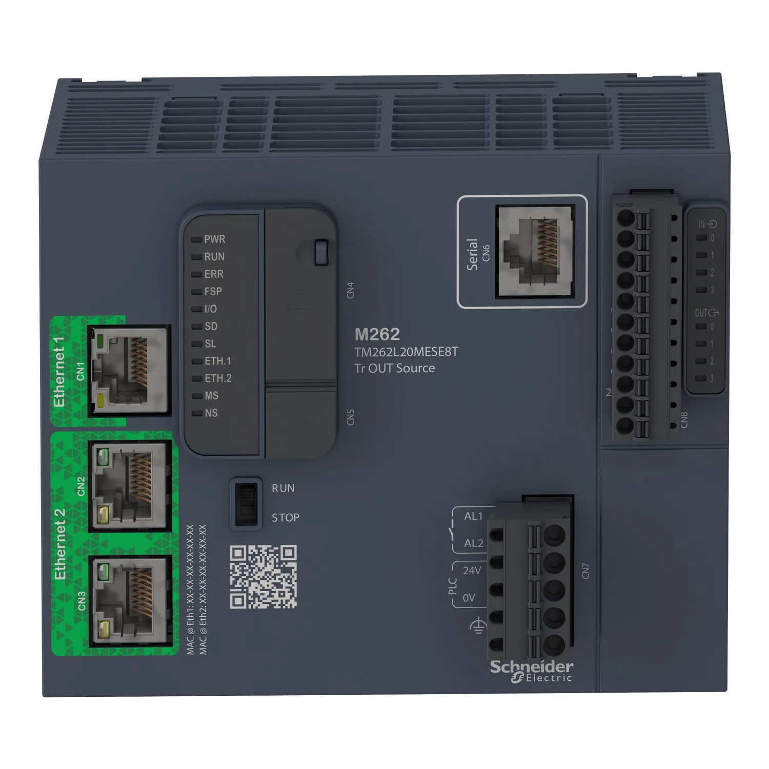 TM262L20MESE8T - M262 Logic PLC, 5ns instruction cycle time - 3