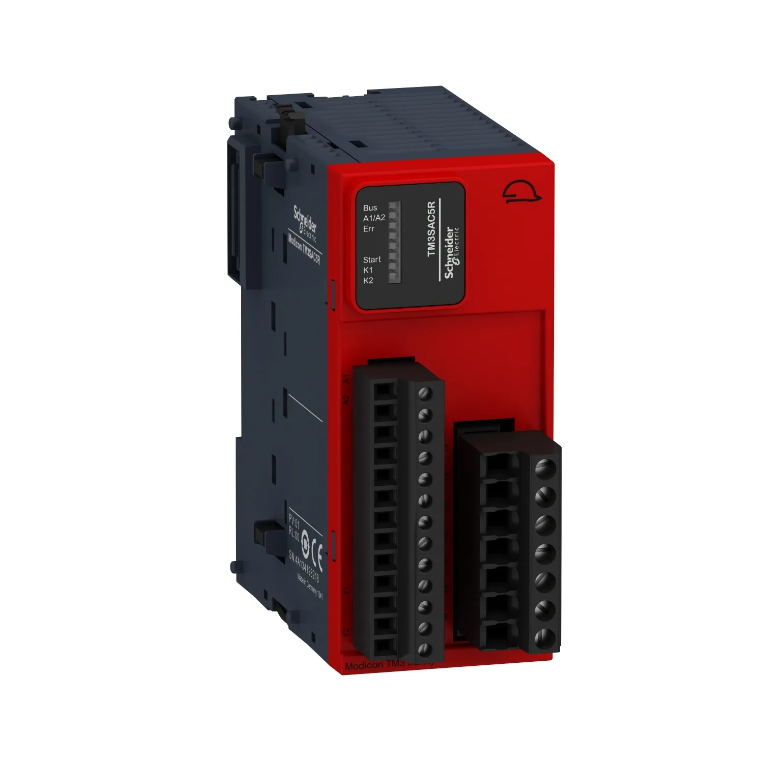 Schneider TM3SAC5R - Sicherheitsmodul, Modicon TM3, PLd / Kat3 / SIL3, 1 Funktion, 24 VDC, Schraubklemmen