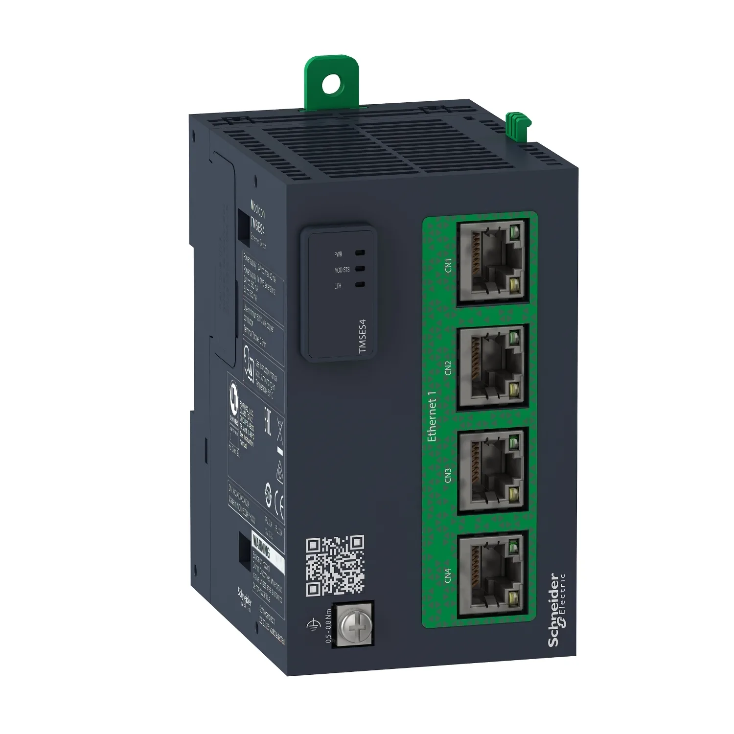 Schneider TMSES4 - Kommunikationsmodul, Modicon M262, Ethernet Netzwerkerweiterung für SPS, 4 RJ45 Anschlüsse