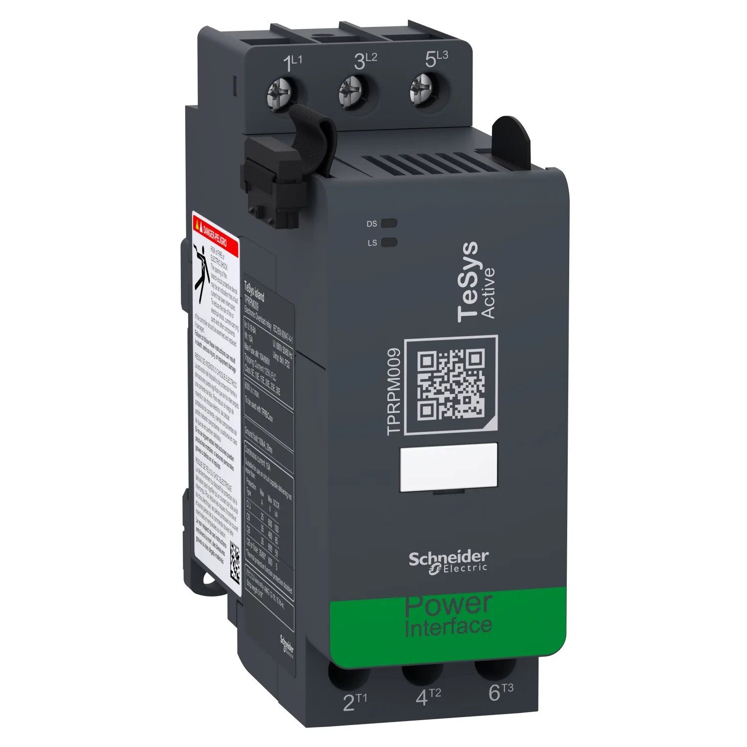 Schneider TPRPM009 - Direktstarter 9 A 4 kW, TeSys island Analyse Lastabgang