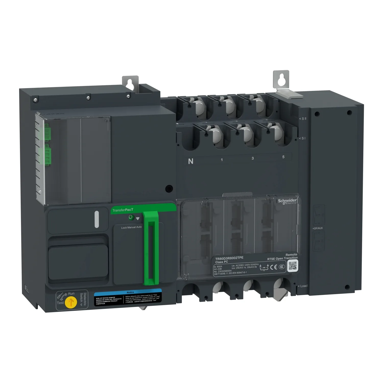 Schneider TR80D3R8002TPE - TR80, 800A 3P Remote