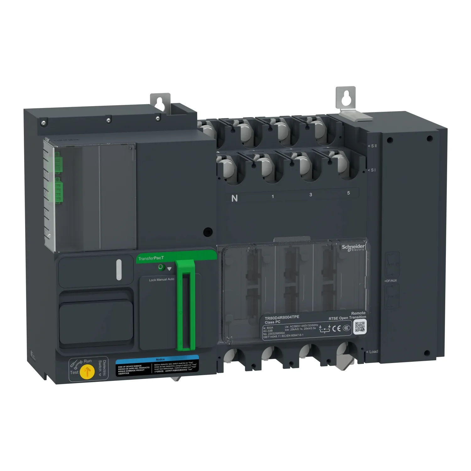 Schneider TR80D4R8004TPE - TR80D4R8004TPE - TR80, 800A 4P Remote