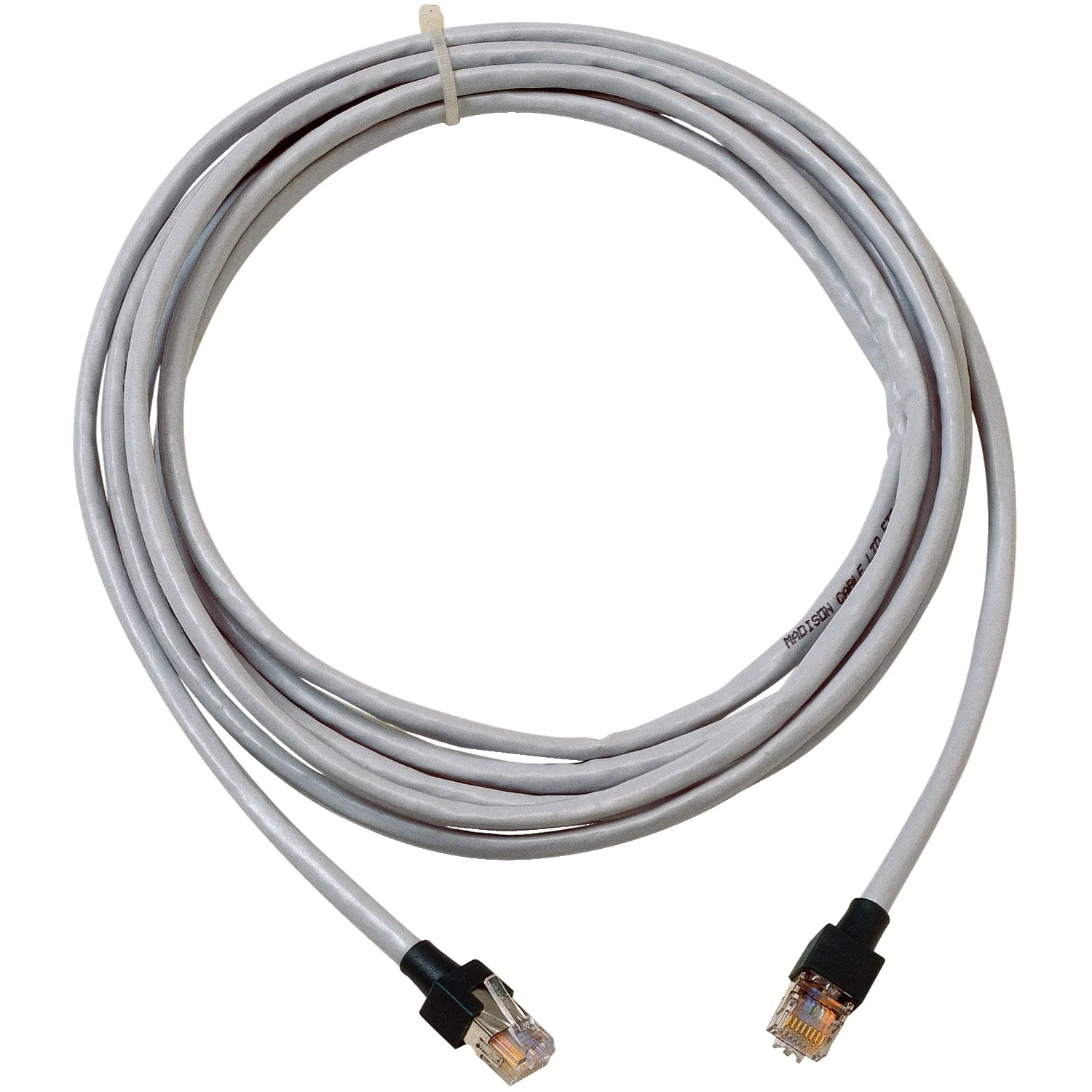 Schneider TRV00810 - communication cable, 2 x RJ45 male connectors, 1 m length, set of 5 parts