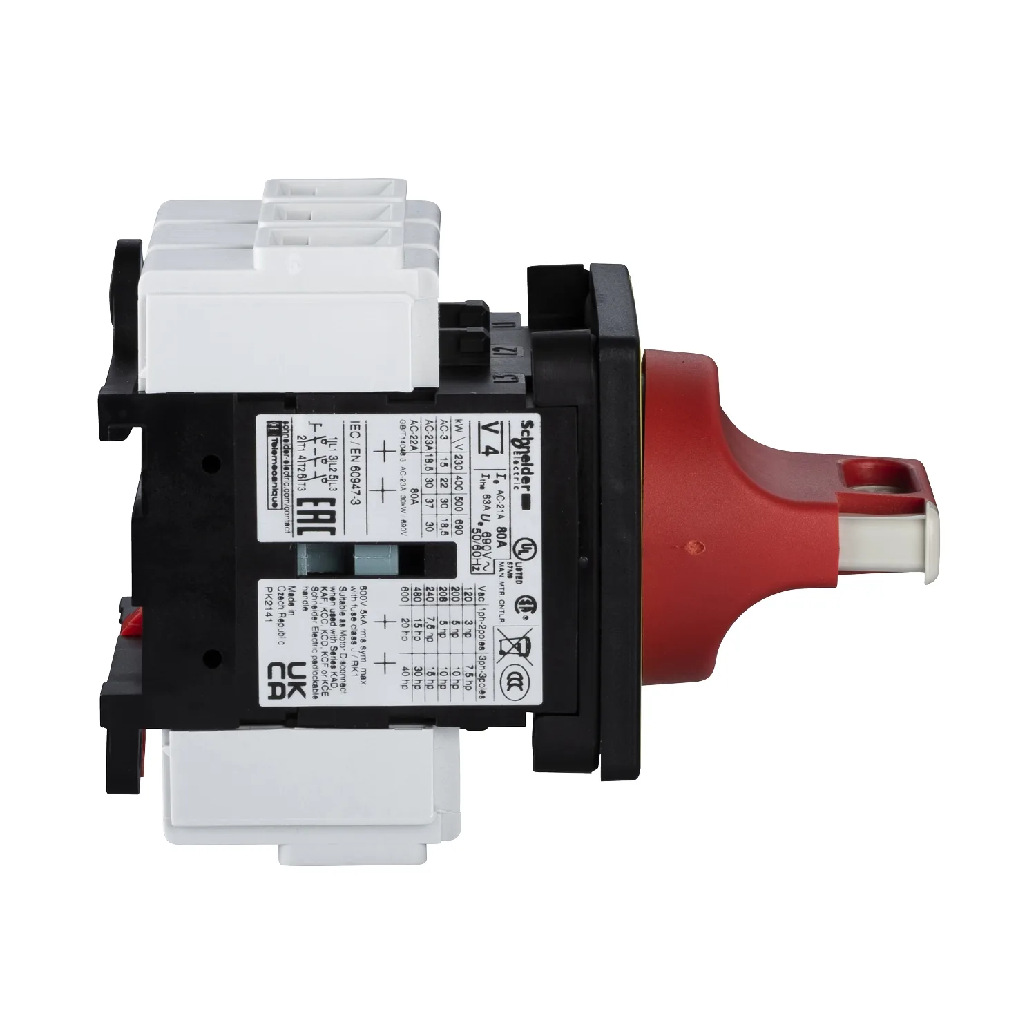 VCF4 - TeSys VARIO Acil Dur Yük Ayırıcı 80A - 4