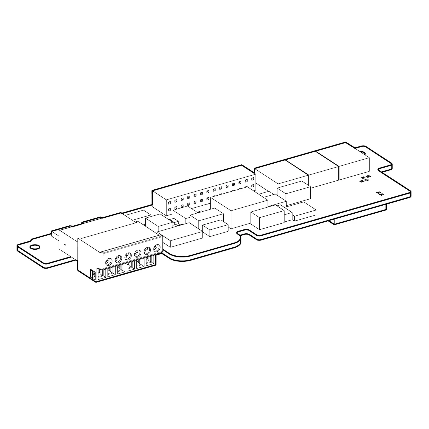 Schneider VW3A3407 - Altivar - carte d'interface de codeur - avec sorties push-pull - 24Vcc