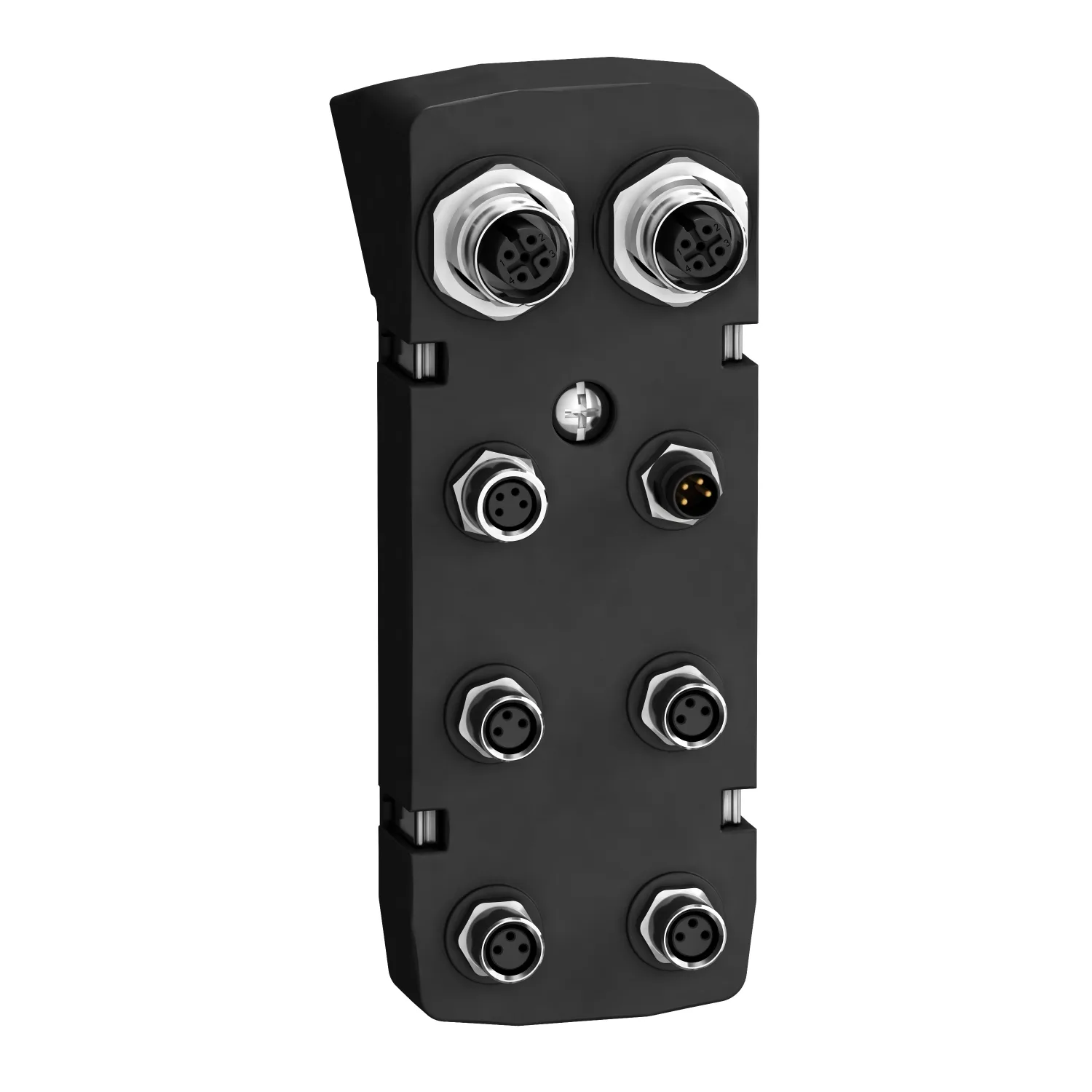 Schneider VW3M9106 - Konnektör modülü, Lexium 32i, Ethernet M12; 4 Giriş M8 Kaynak, STO