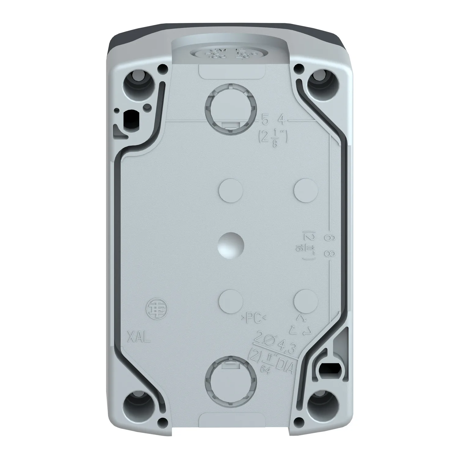 XALD02 - Muhafaza: uzaktan kumanda için; 22mm; IP66; X: 68mm; Y: 74mm - 5