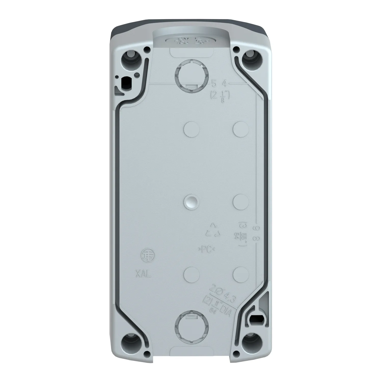 Gehäuse: für Fernbedienung; 22mm; IP66; X: 68mm; Y: 104mm; Z: 53mm - 6