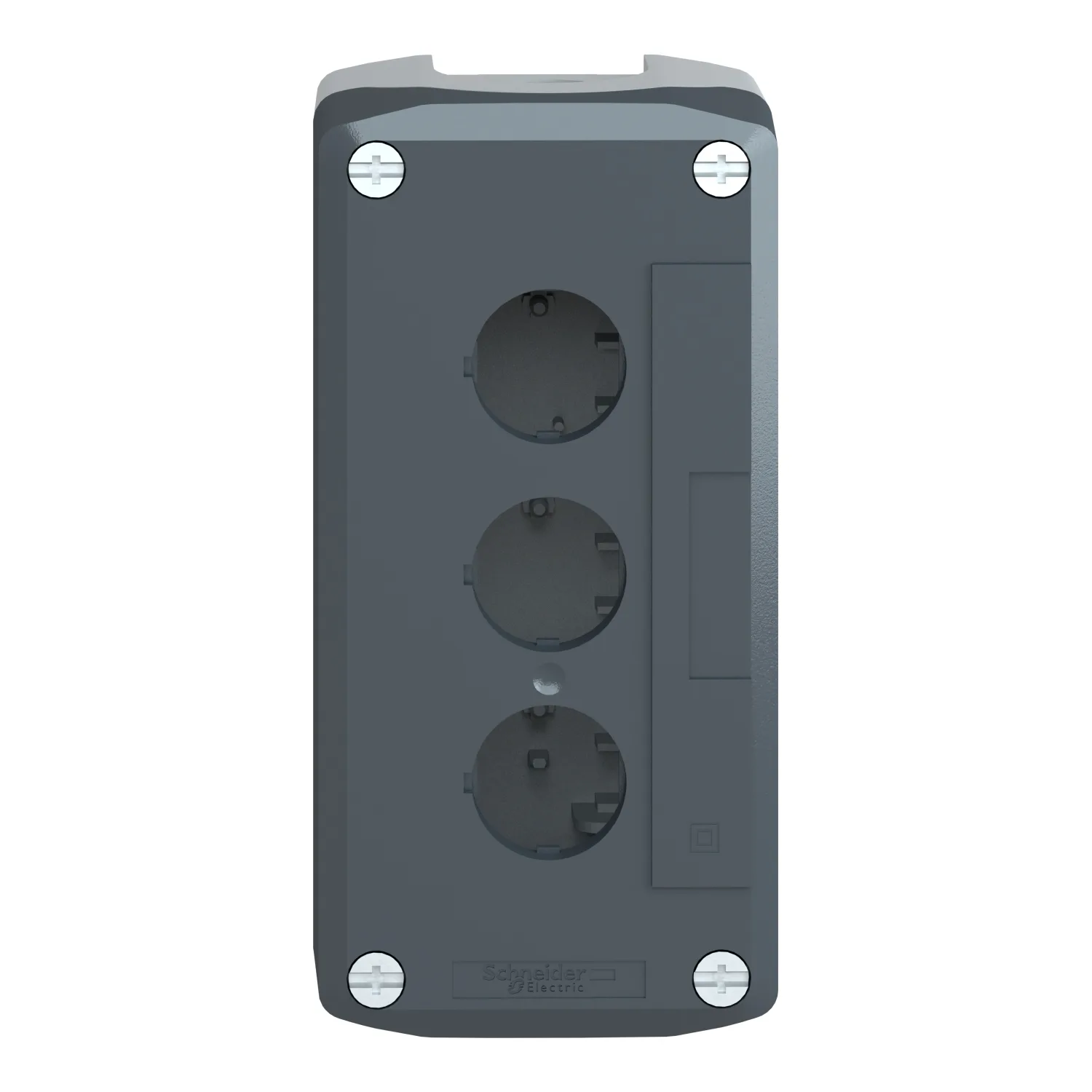 Schneider XALD03 - Gehäuse: für Fernbedienung; 22mm; IP66; X: 68mm; Y: 104mm; Z: 53mm