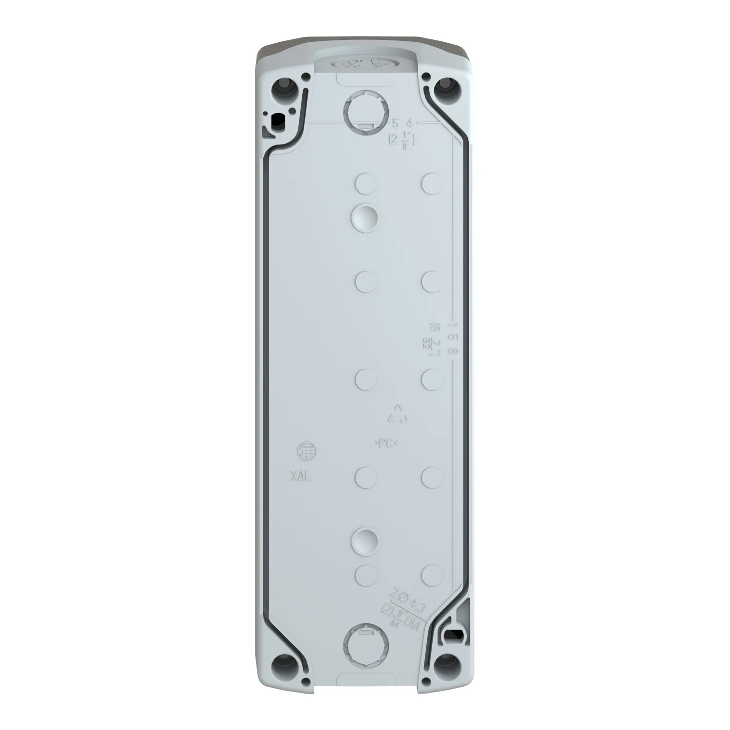 Boîtier: pour télécommande; 22mm; IP66; X: 68mm; Y: 158mm; Z: 53mm - 5