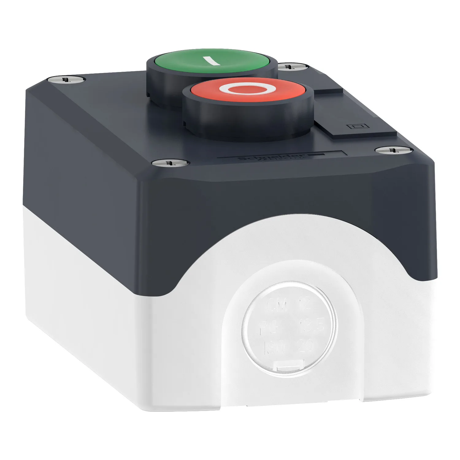 Schneider XALD213 - Kontrol kutusu; 22mm; Harmony XB5; Buton sayisi: 2; düz; IP66