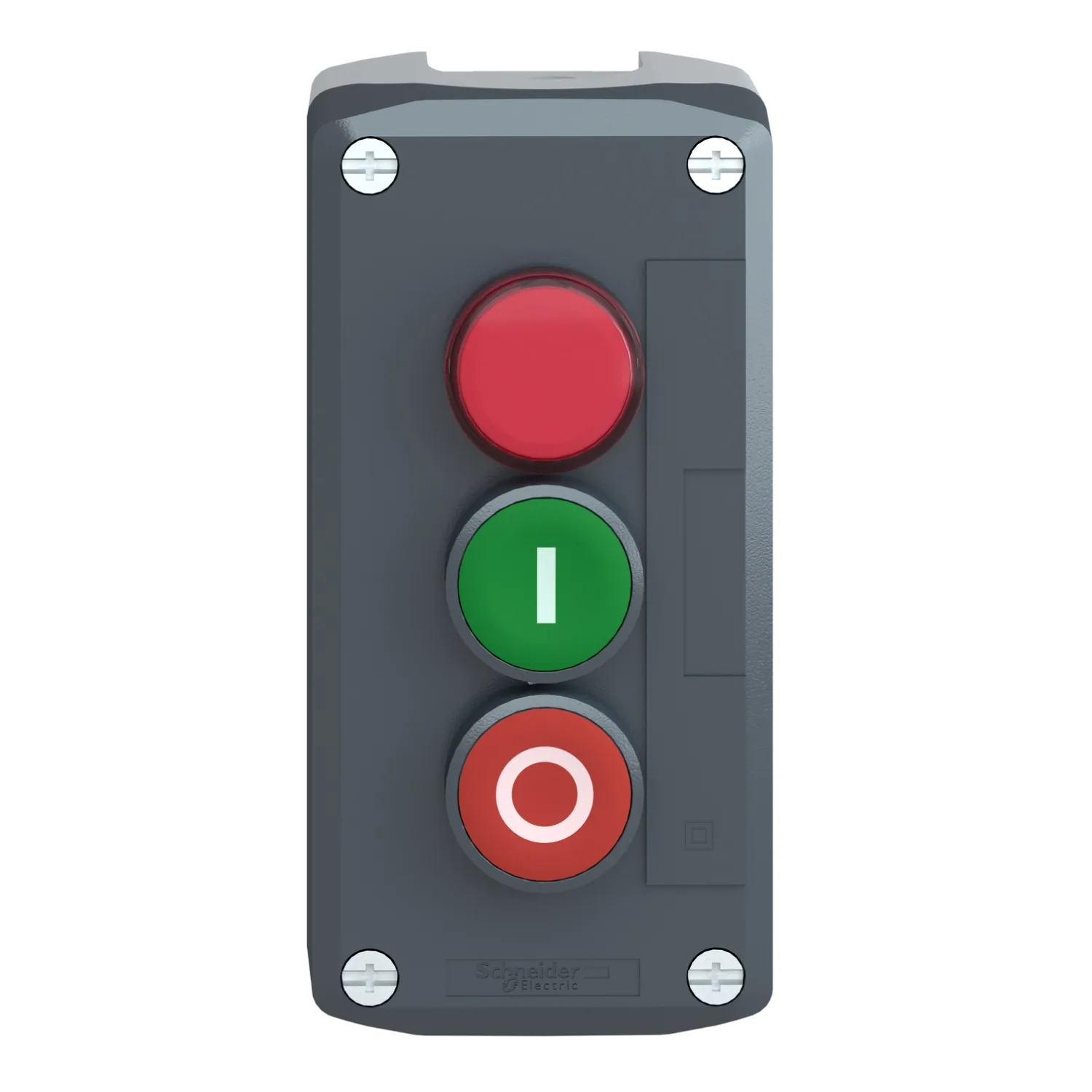 Schneider XALD363M - Kontrol kutusu; 22mm; Harmony XB5; Buton sayisi: 2; düz; IP66