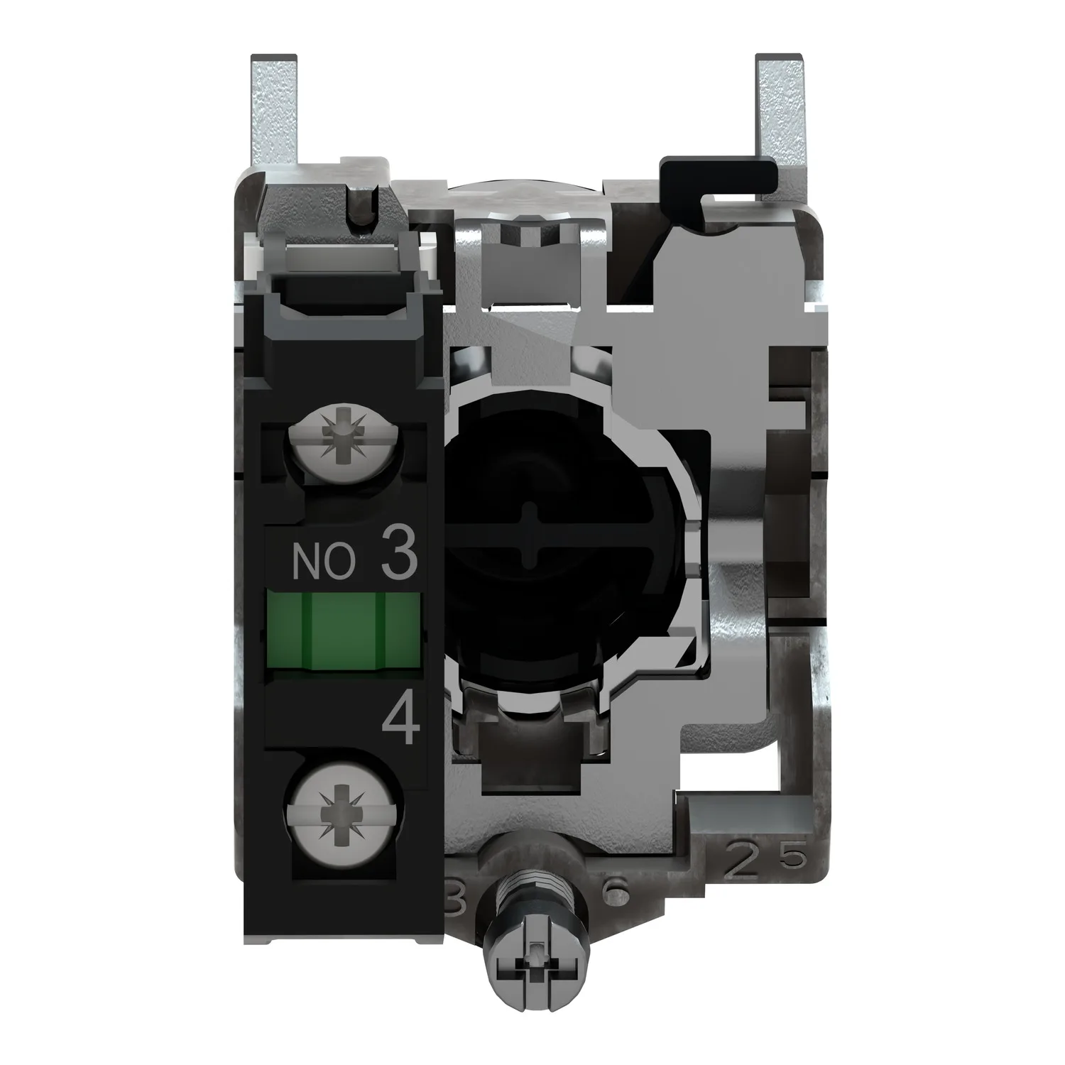 Schneider XB4BA31 - Anahtar: basmalı buton; 22mm; Sabit pozisyon: 1; NO; yeşil; yok; 3A/240VAC