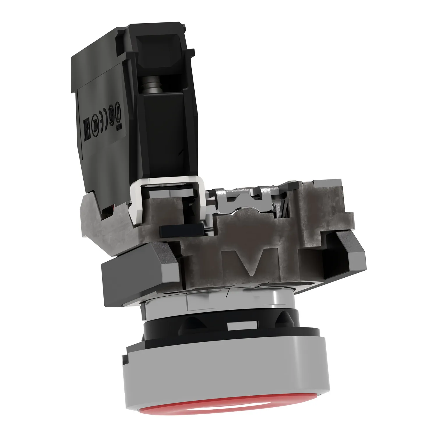 XB4BA4322 - Anahtar: basmalı düğme; 22mm; düz; Harmony XB4; Ø22mm - 3